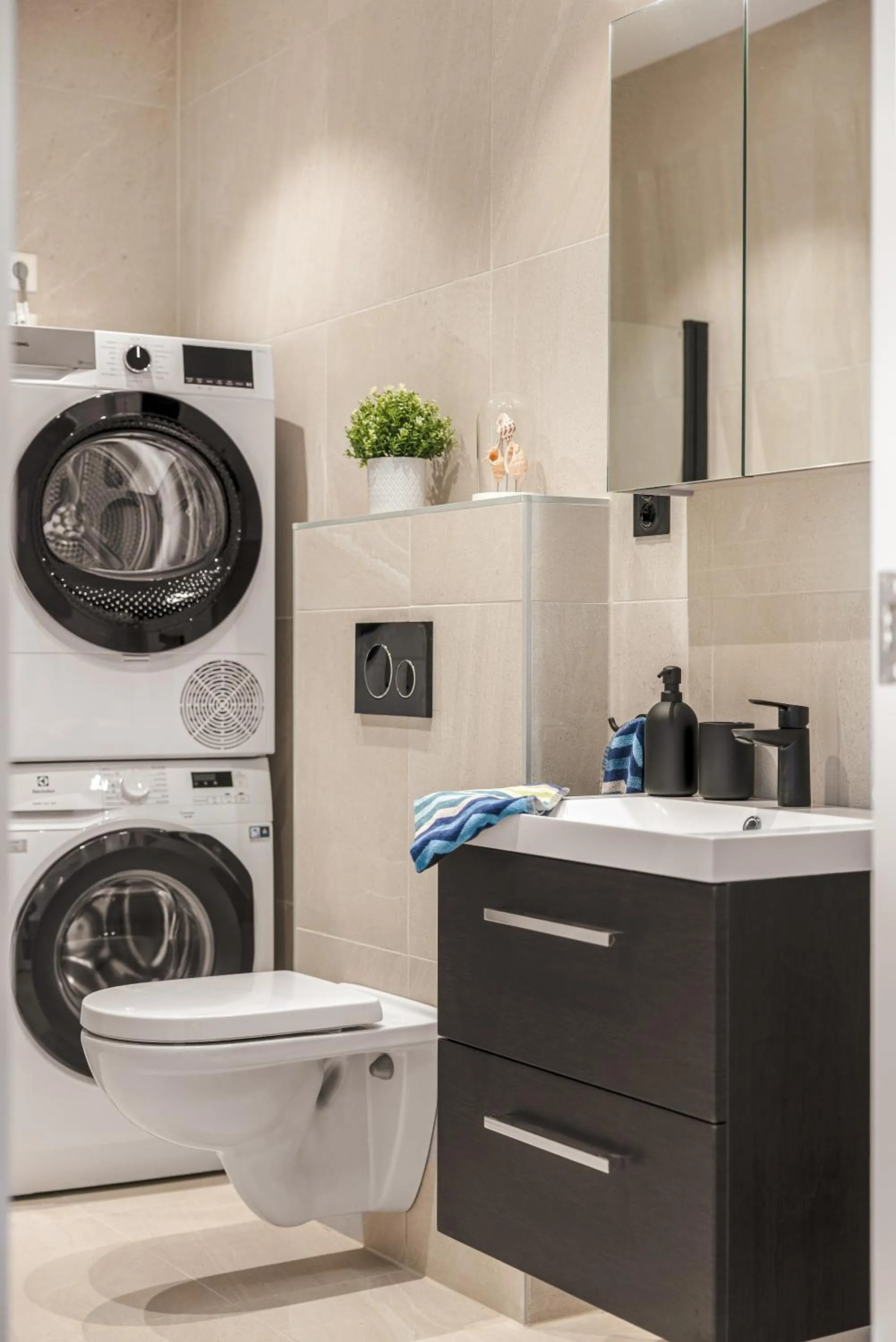 Bathroom in Rosenberg Apartments