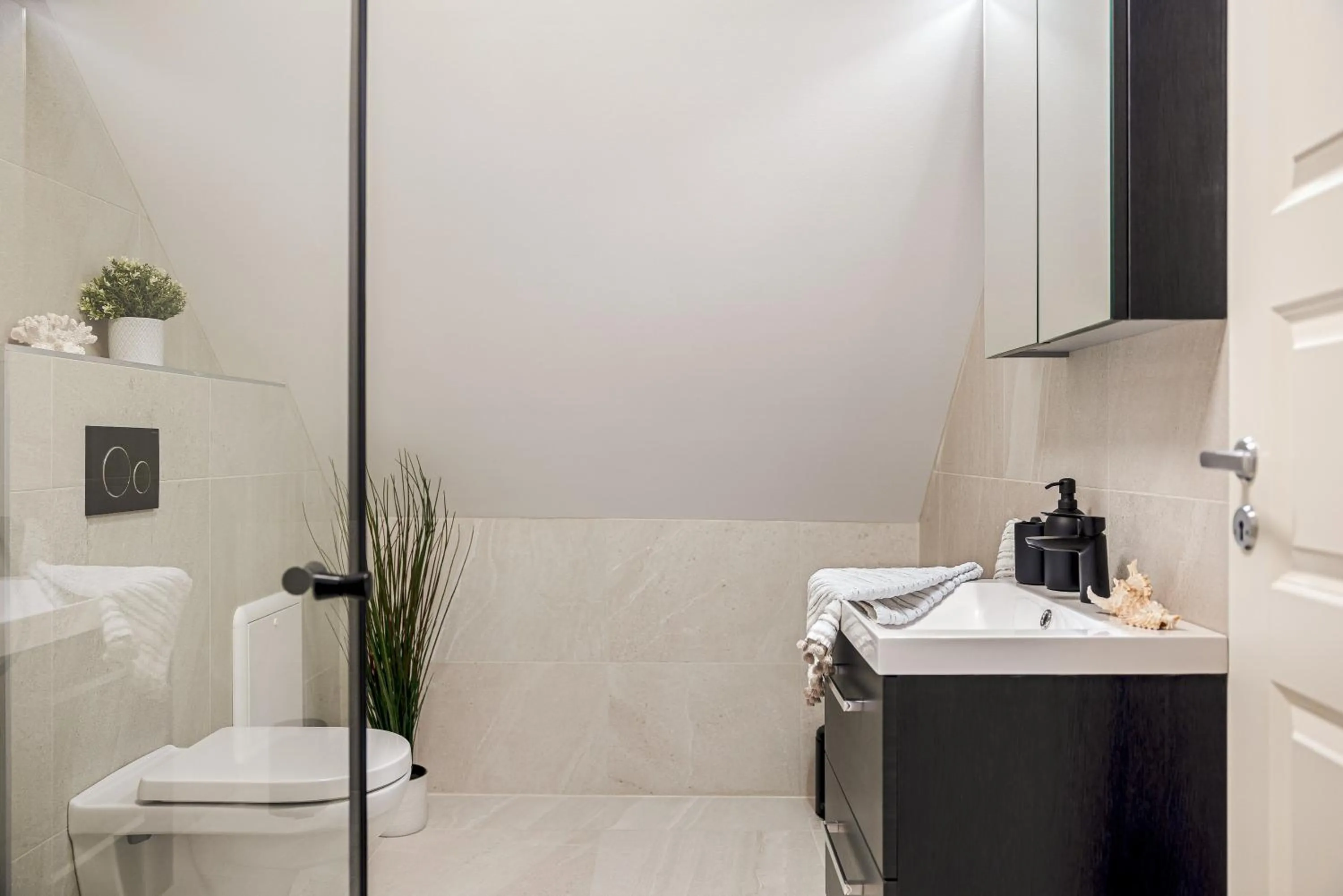 Bathroom in Rosenberg Apartments