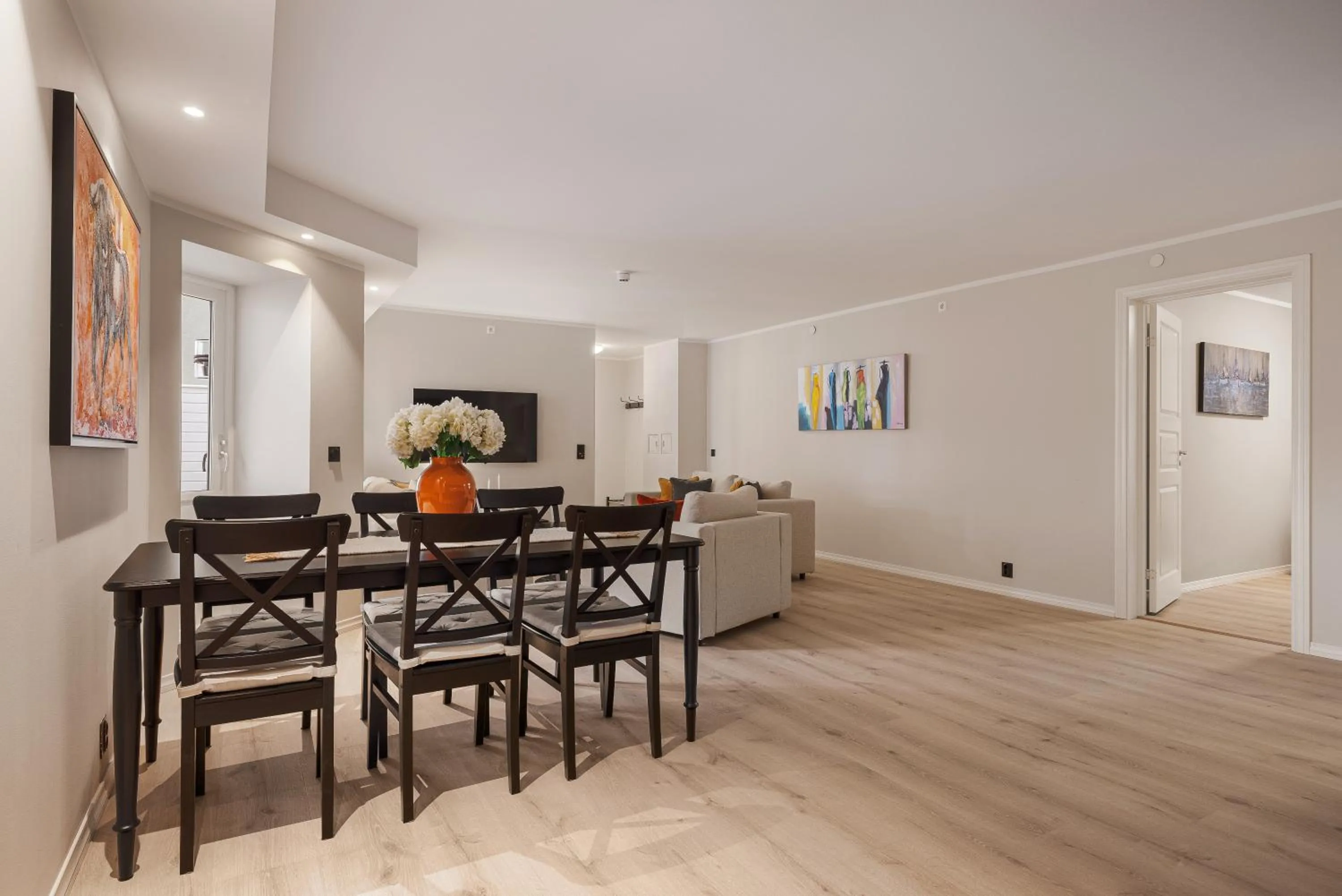 Living room in Rosenberg Apartments