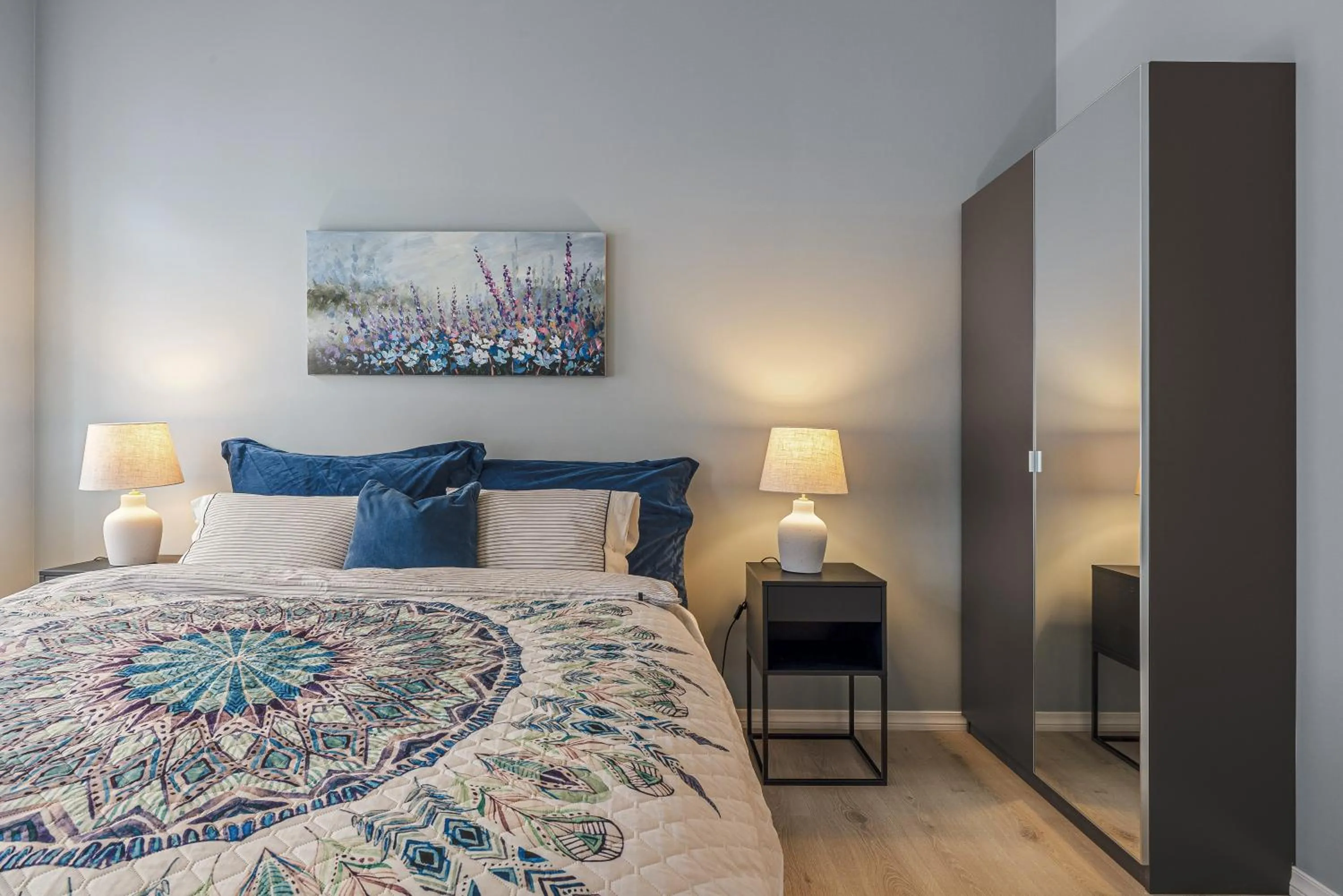Bedroom, Bed in Rosenberg Apartments