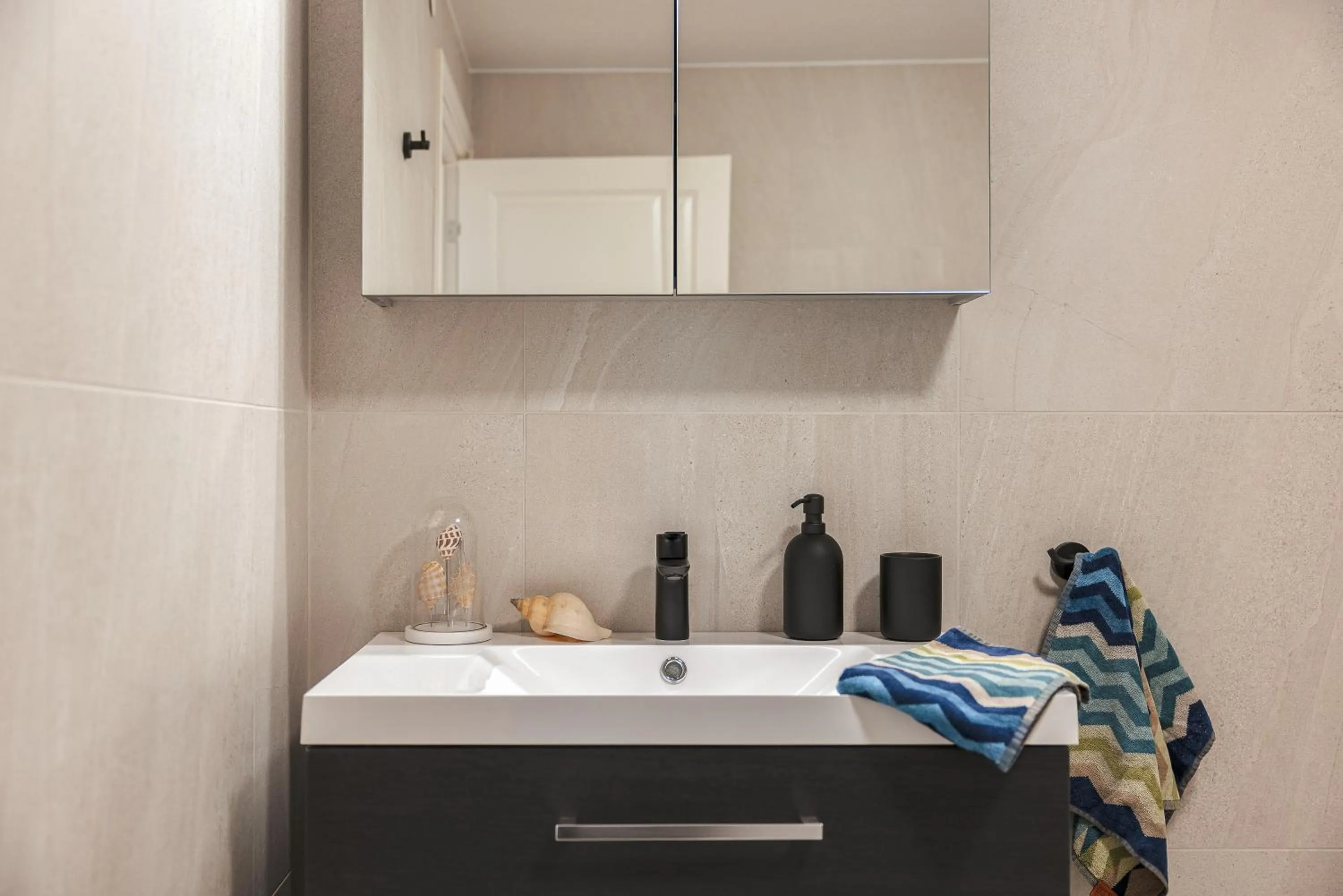 Bathroom in Rosenberg Apartments