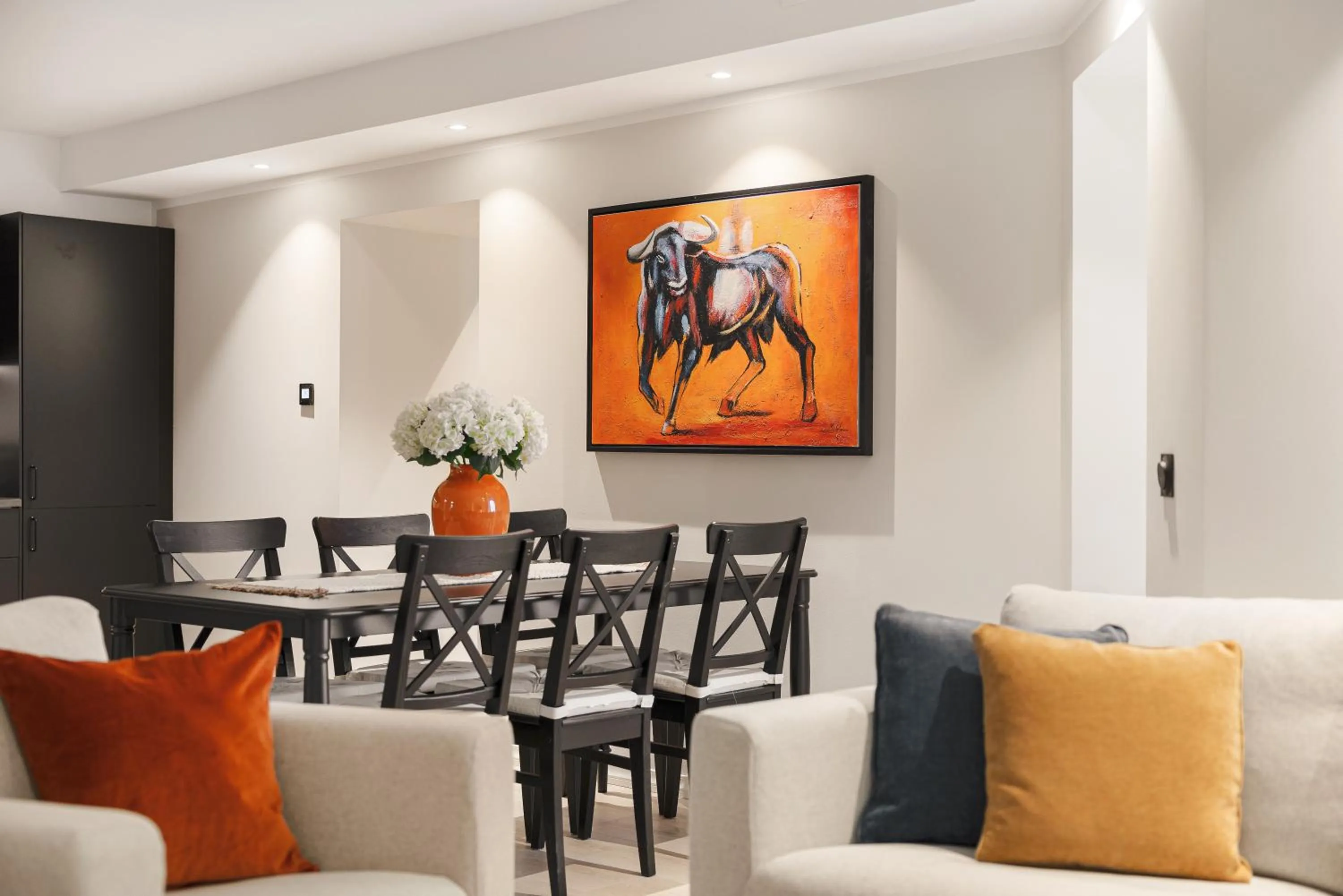 Living room in Rosenberg Apartments