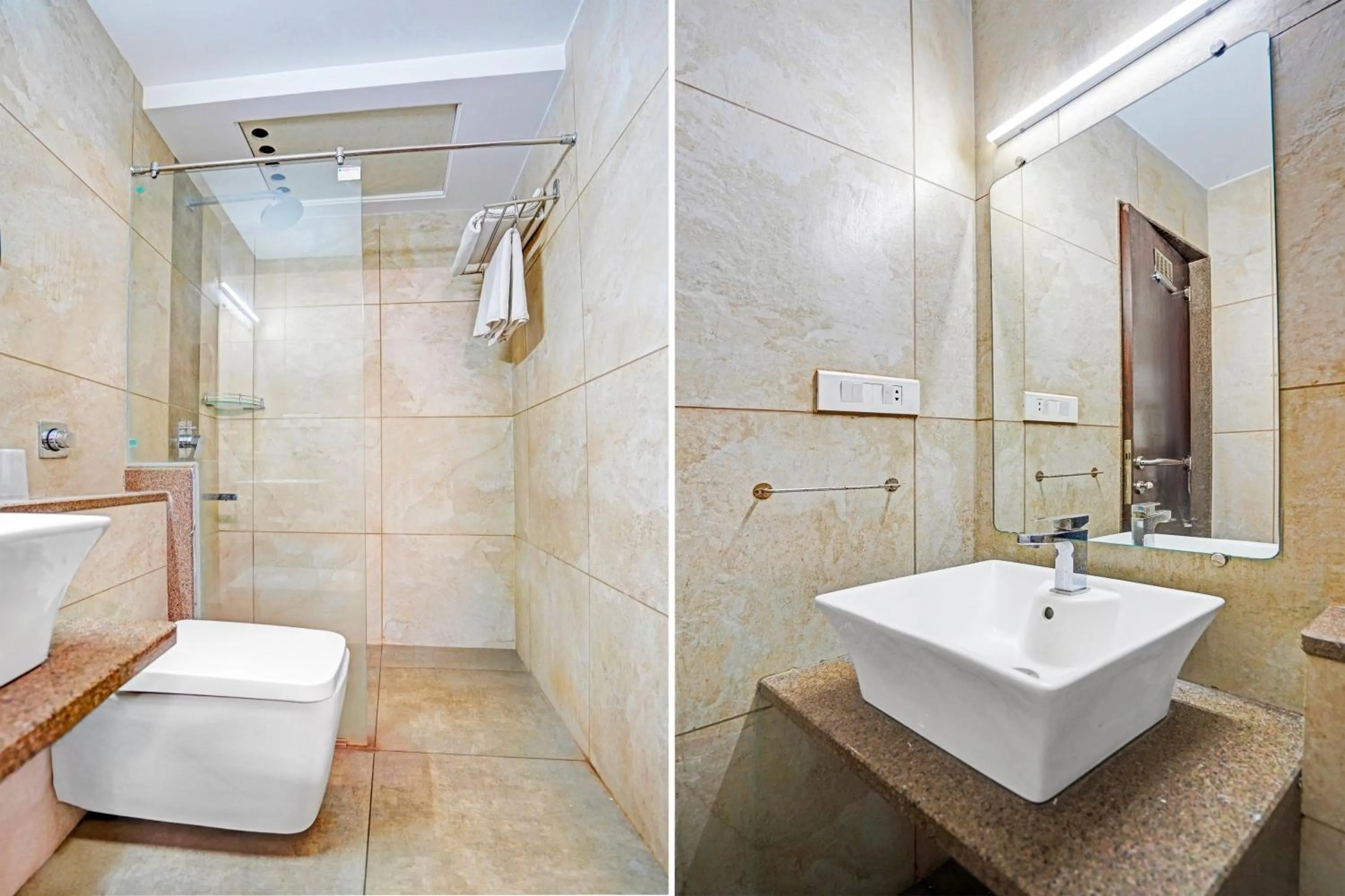 Bathroom in Collection O Nagpur Railway Station Formerly Jagannath Deluxe
