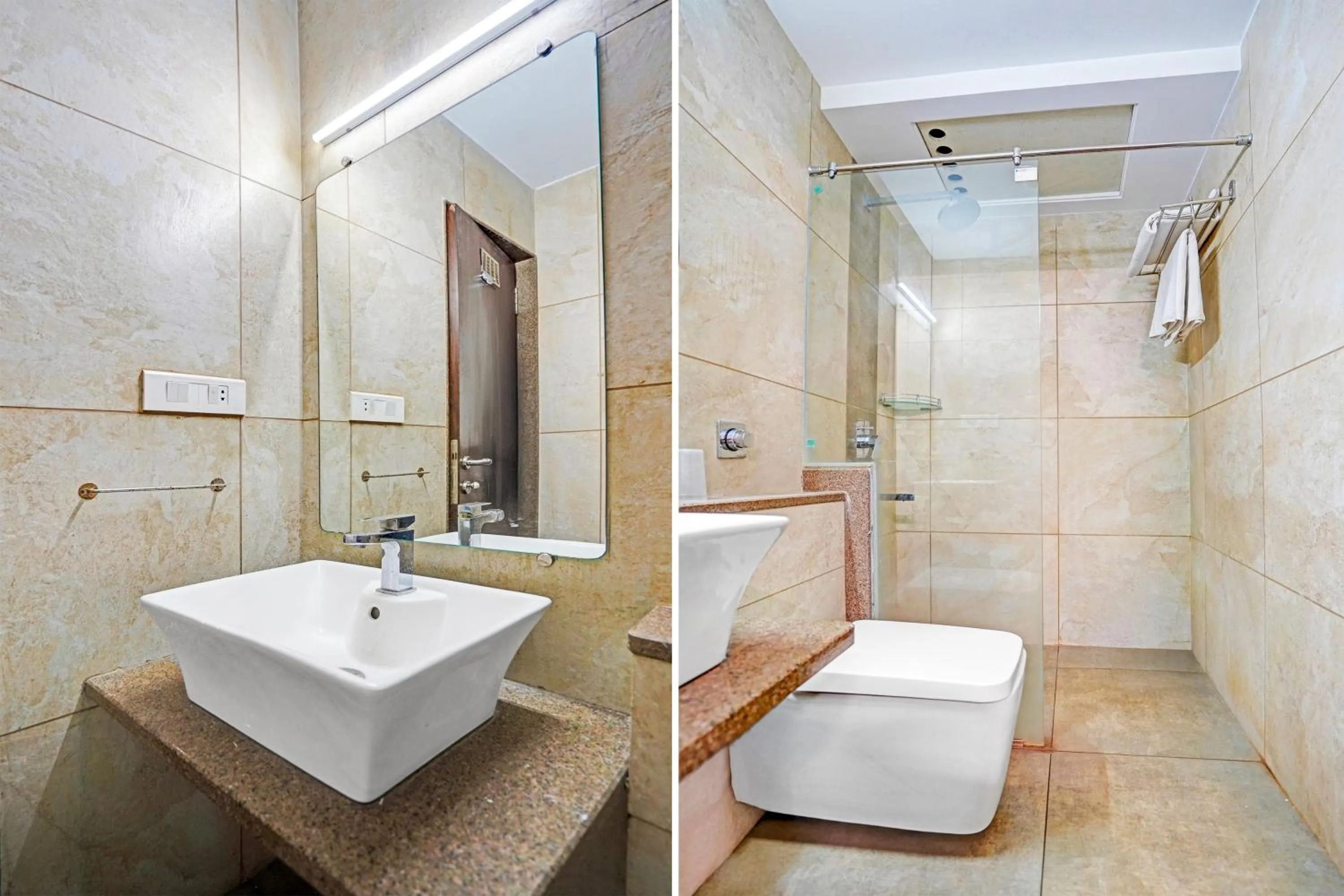 Bathroom in Collection O Nagpur Railway Station Formerly Jagannath Deluxe