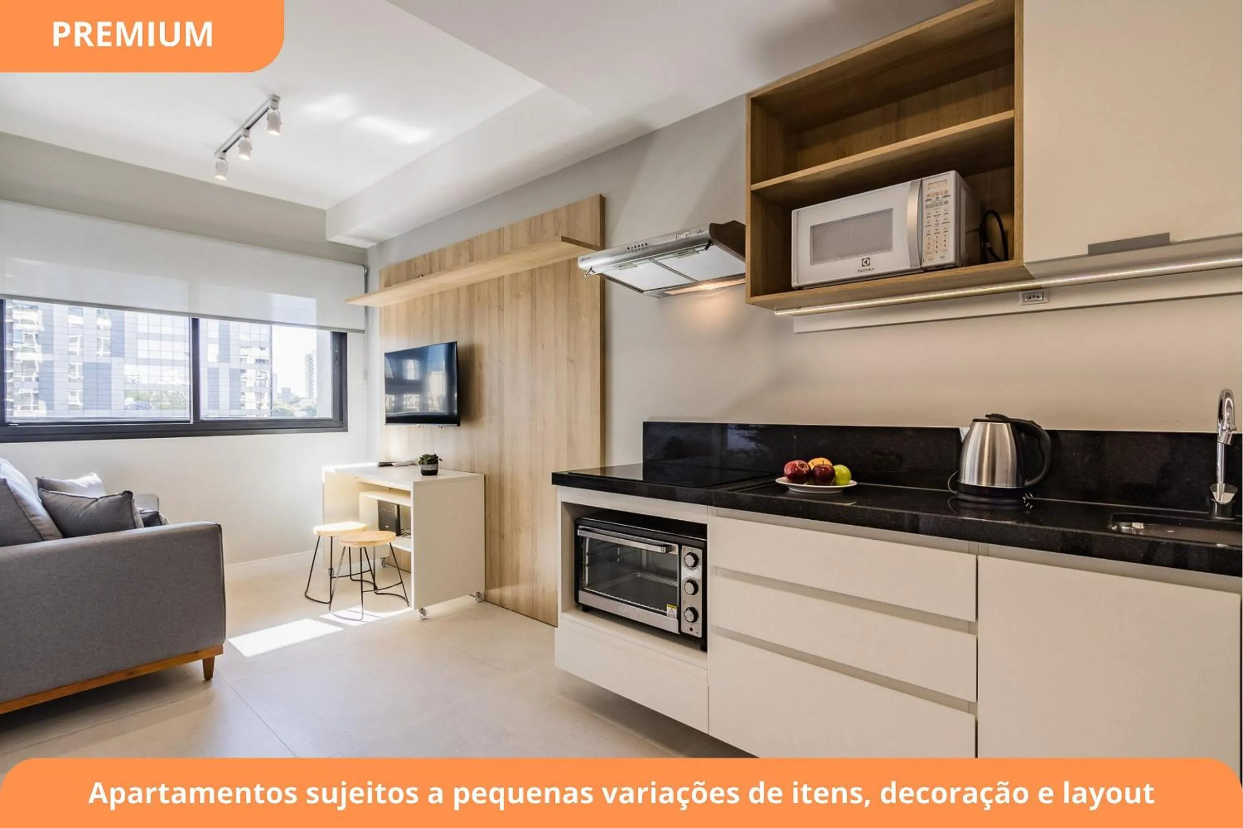 One-Bedroom Premium Apartment in GO Carlos Gomes by My Way