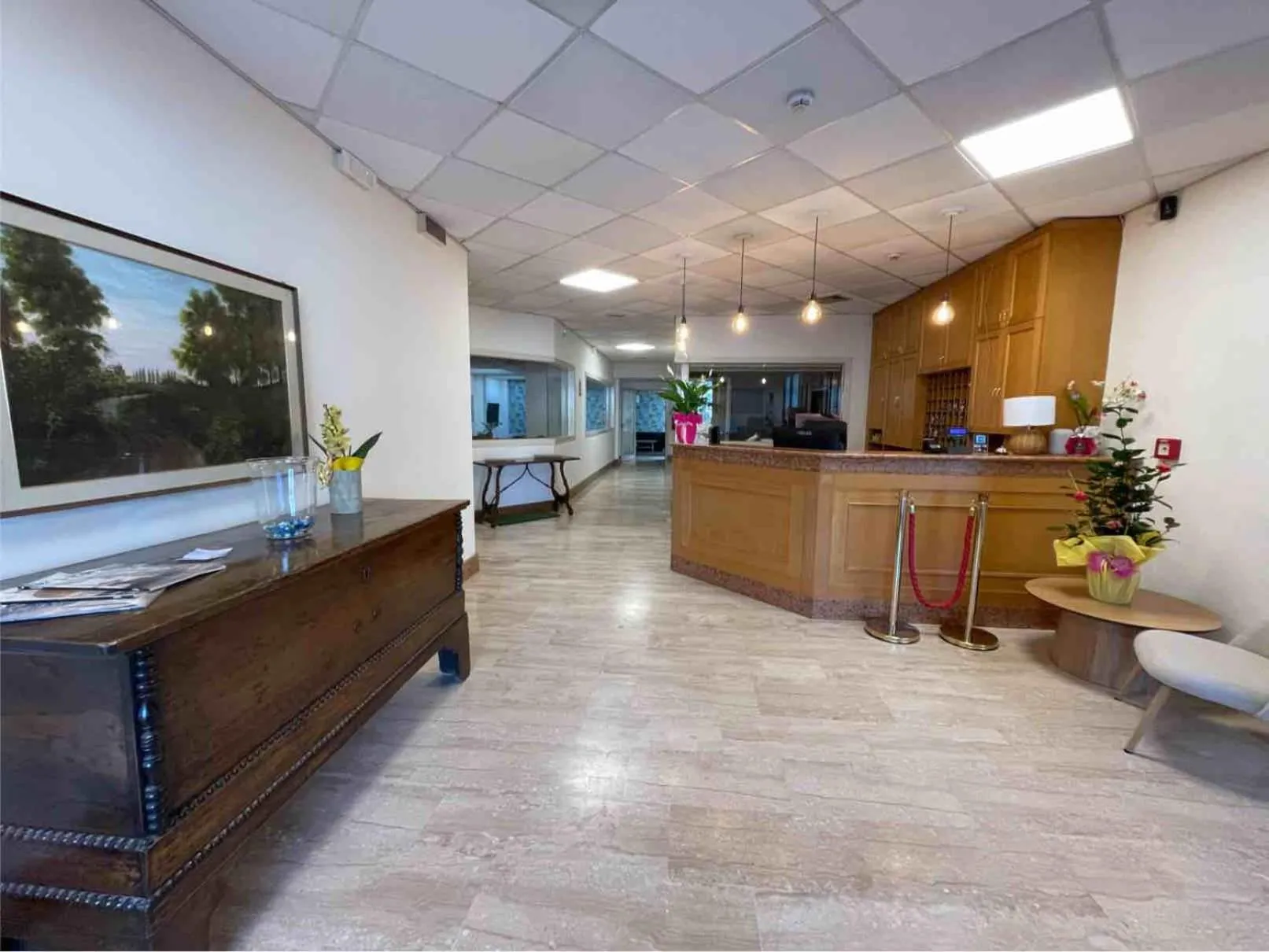 Lobby or reception in Hotel Clementi