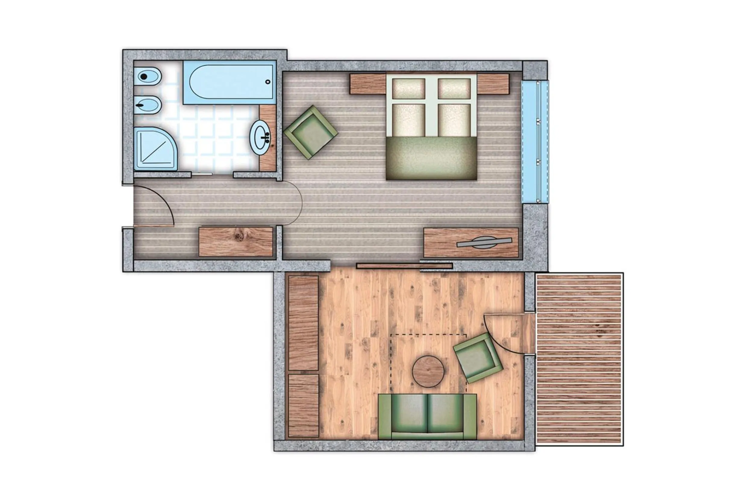 Floor plan in Taubers Unterwirt Aktiv & Vitalhotel
