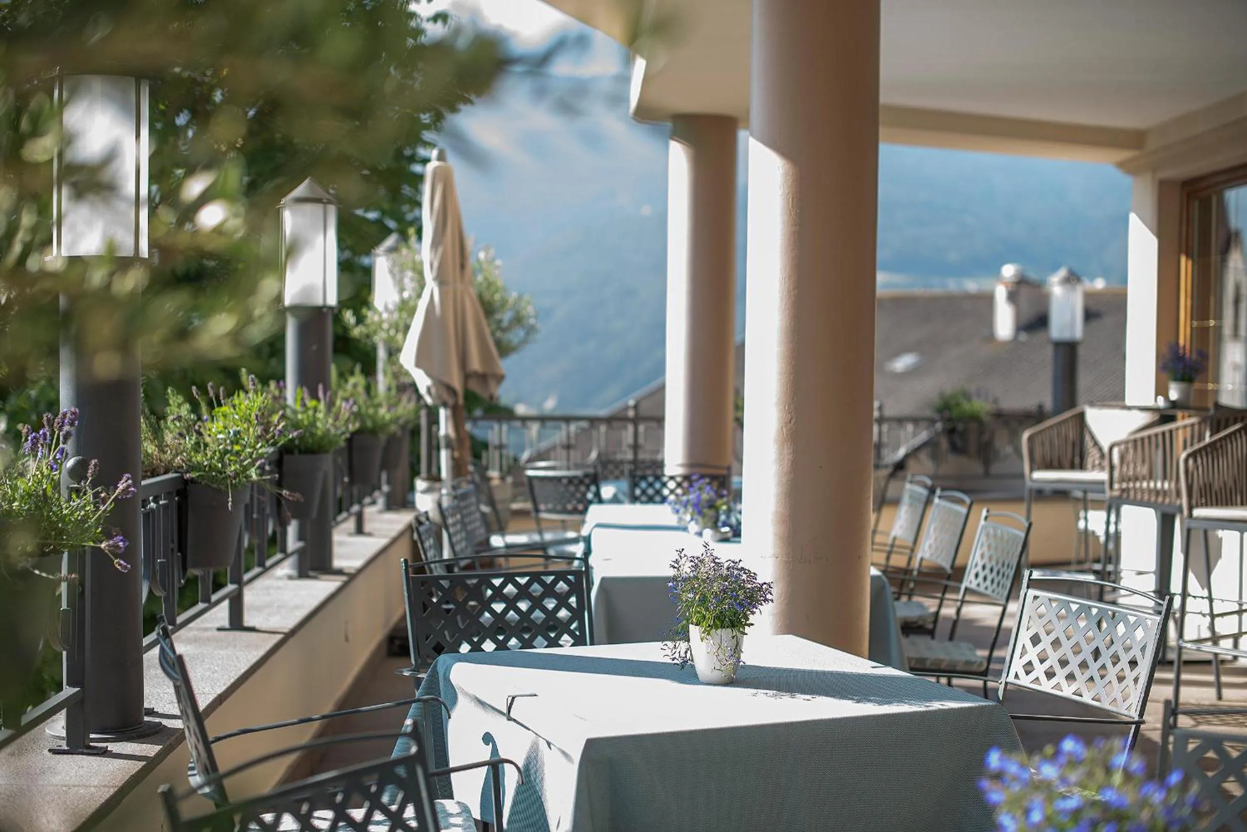 Balcony/Terrace in Taubers Unterwirt Aktiv & Vitalhotel