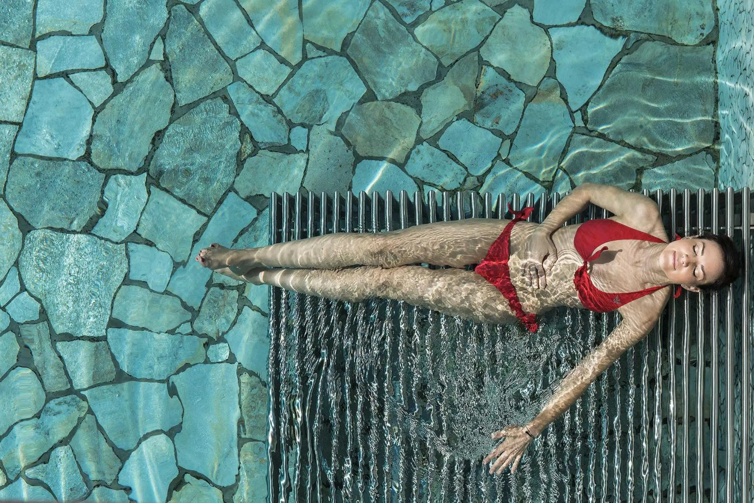 Swimming pool in Taubers Unterwirt Aktiv & Vitalhotel