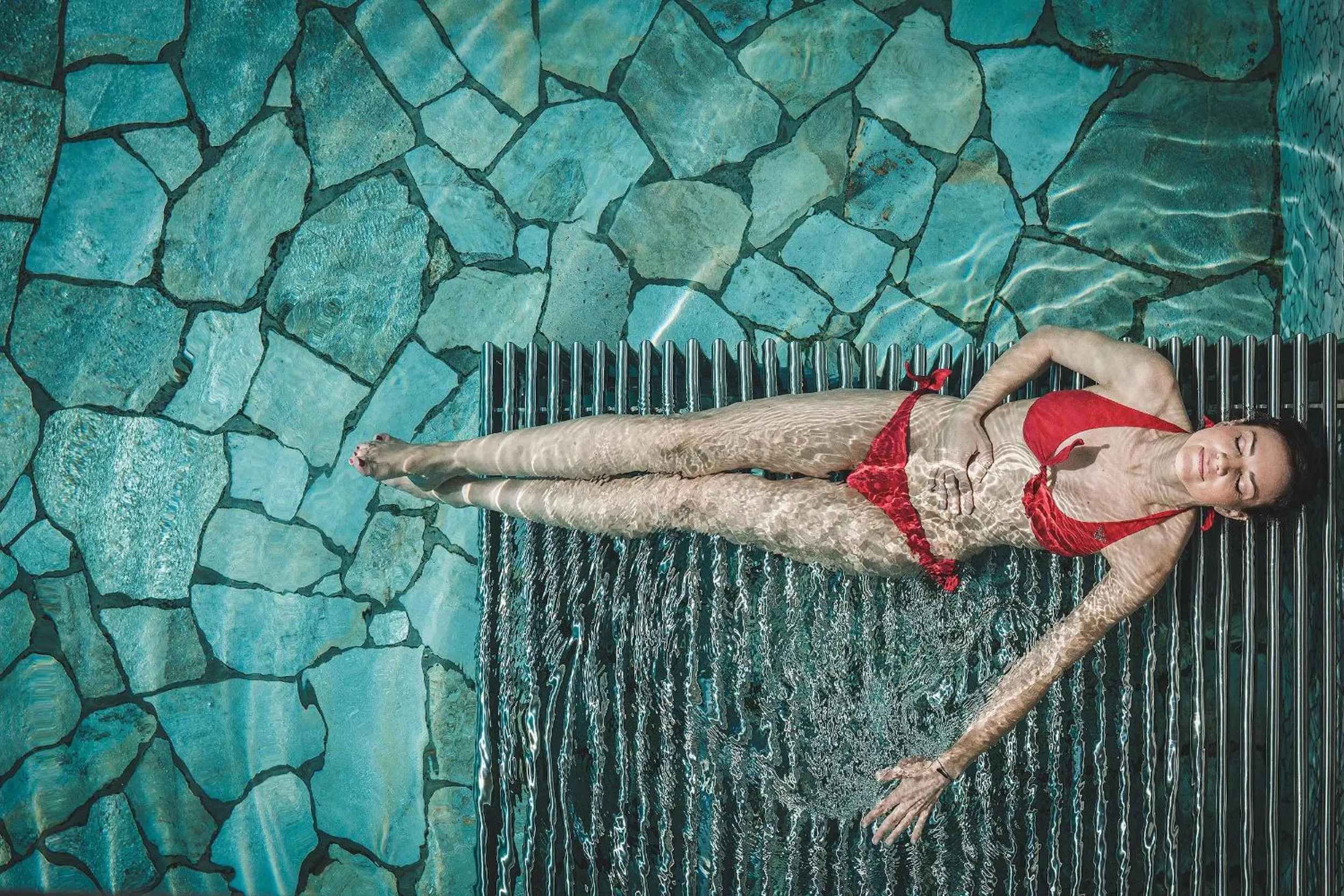 Swimming pool in Taubers Unterwirt Aktiv & Vitalhotel