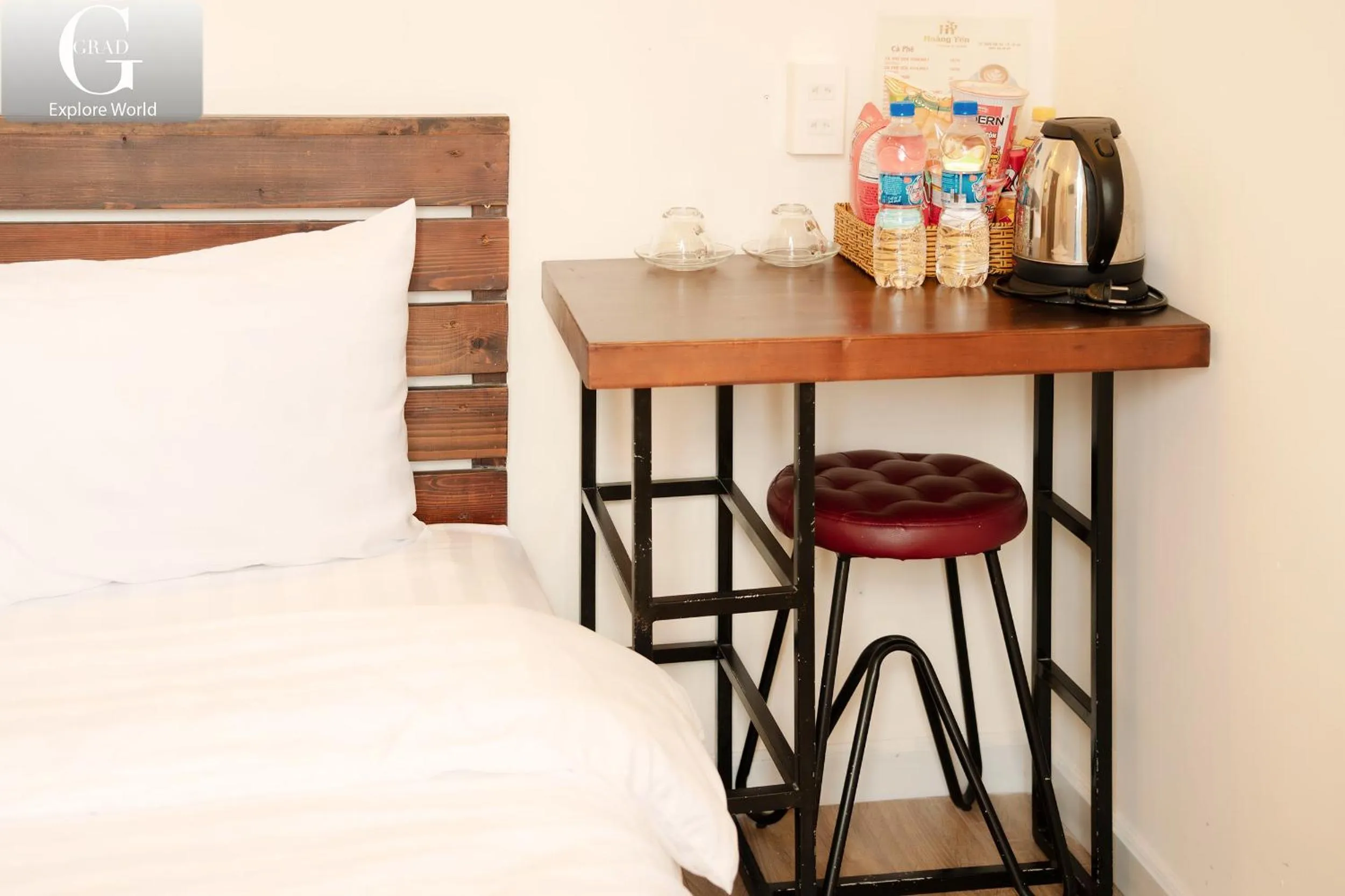 Bed in Hoang Yen Villa & Coffee