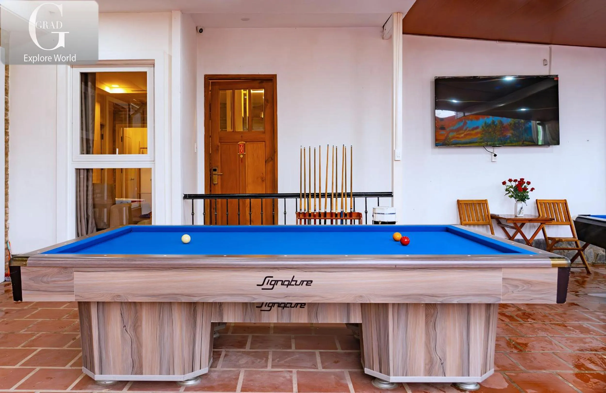 Billiard in Hoang Yen Villa & Coffee