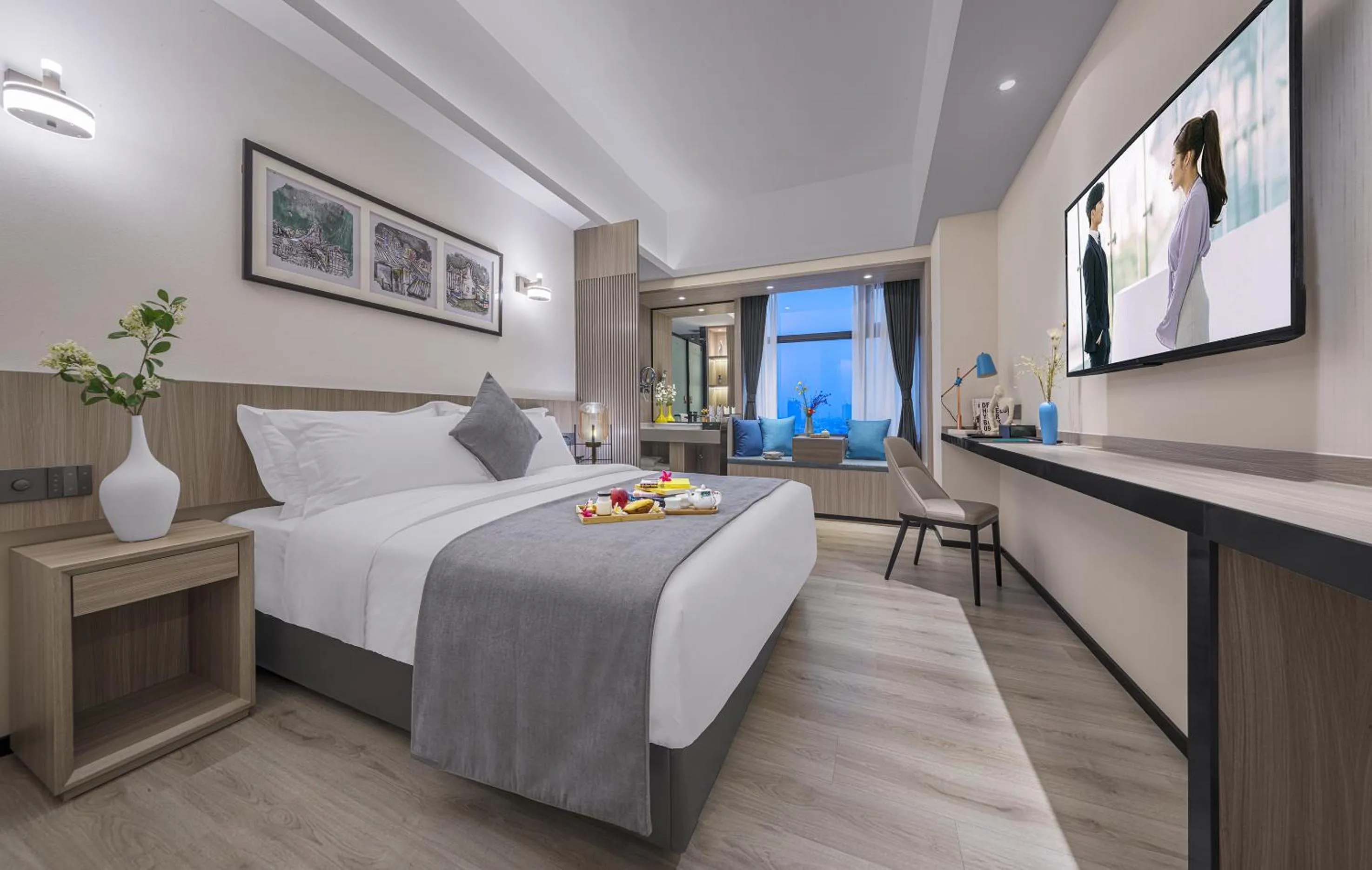 Bed in Foshan Shunde Ruitao Hotel