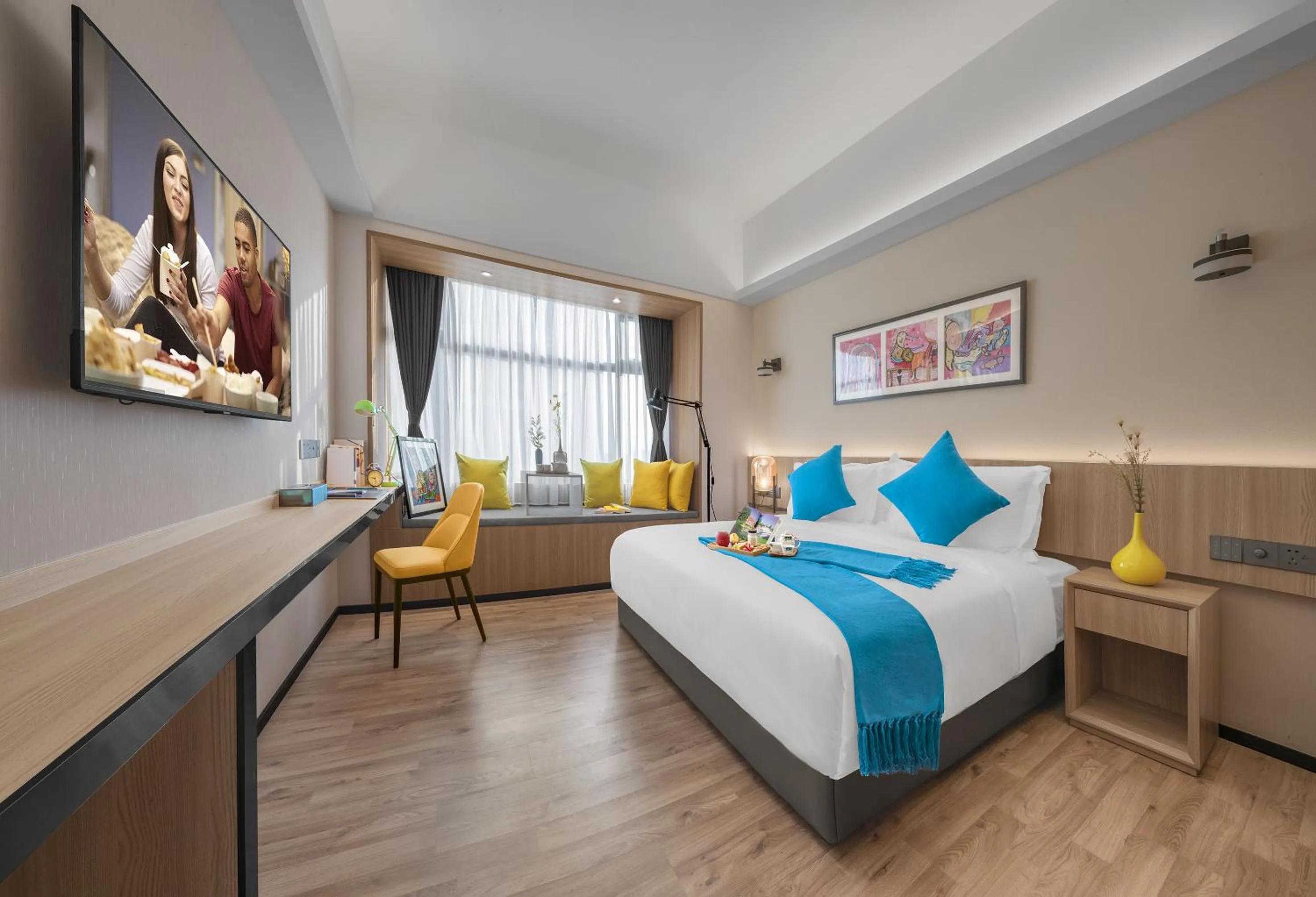Bed in Foshan Shunde Ruitao Hotel