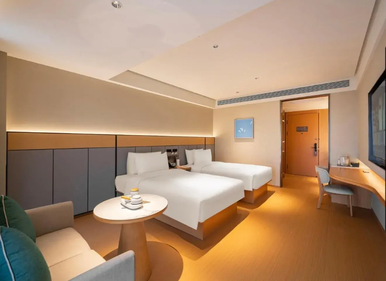 Superior Twin Room in JI Hotel Shanghai New Jinqiao Road Superior Twin Room in JI Hotel Shanghai New Jinqiao Road