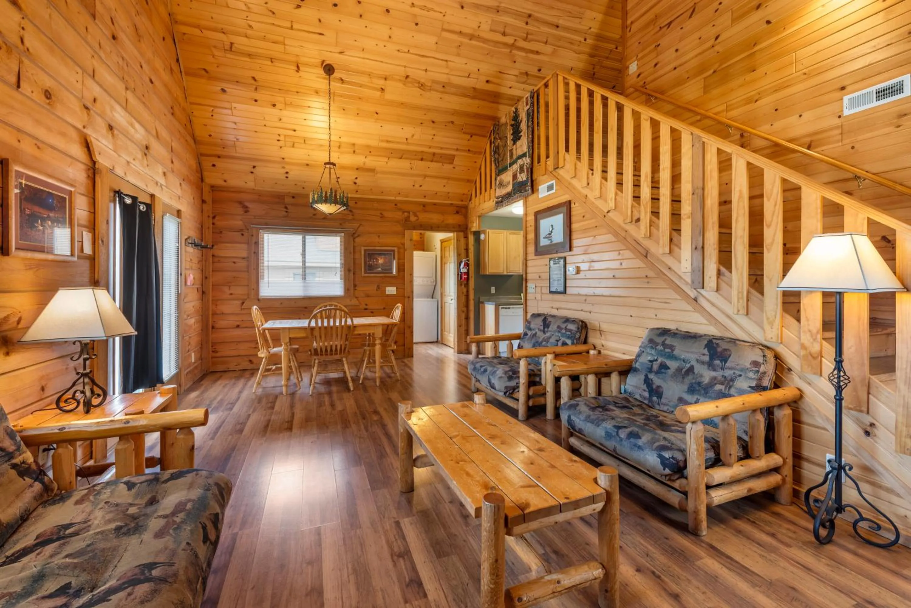 Living room in Three Bears Resort Waterpark Near Tomah Ascend Collection