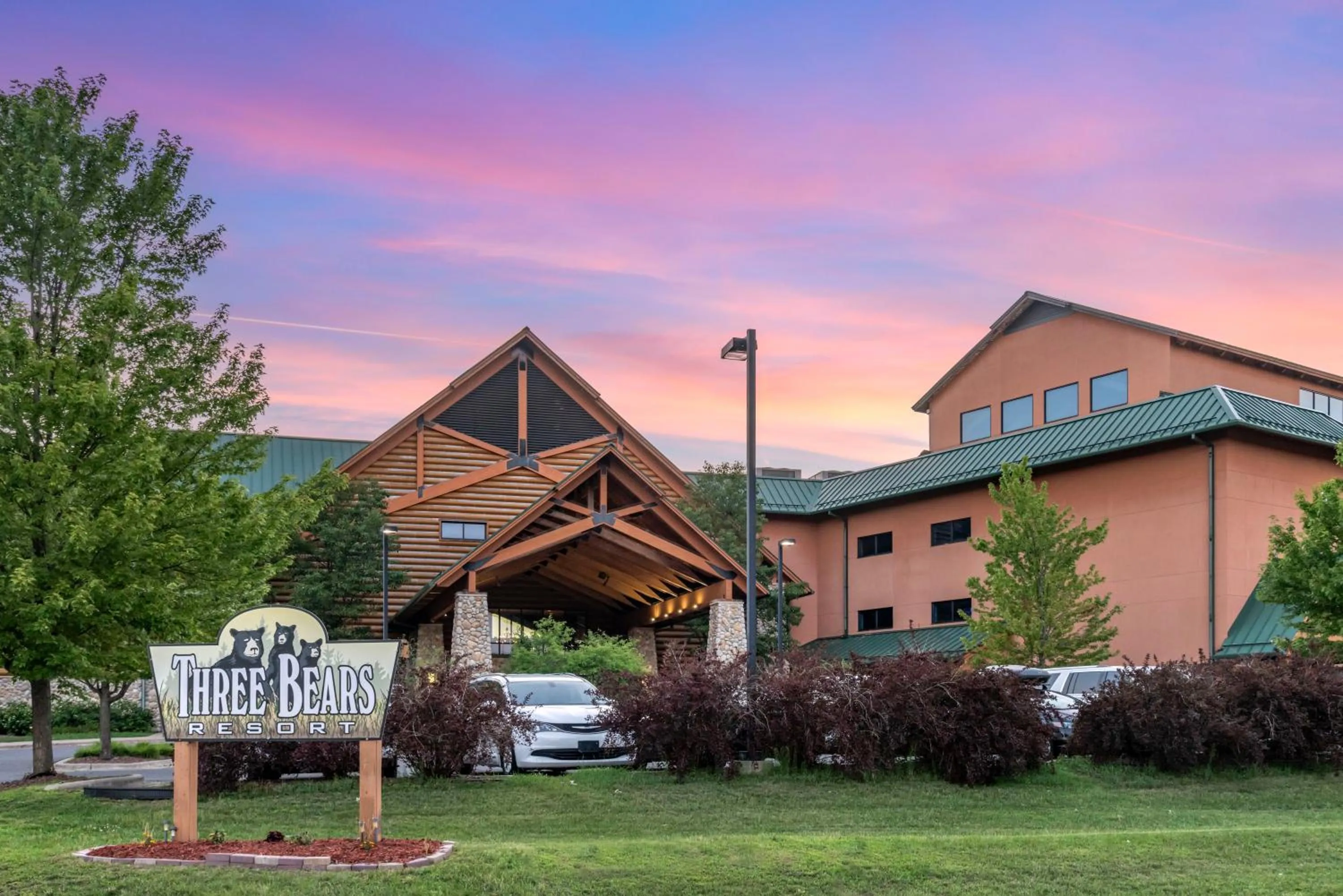 Property building in Three Bears Resort Waterpark Near Tomah Ascend Collection