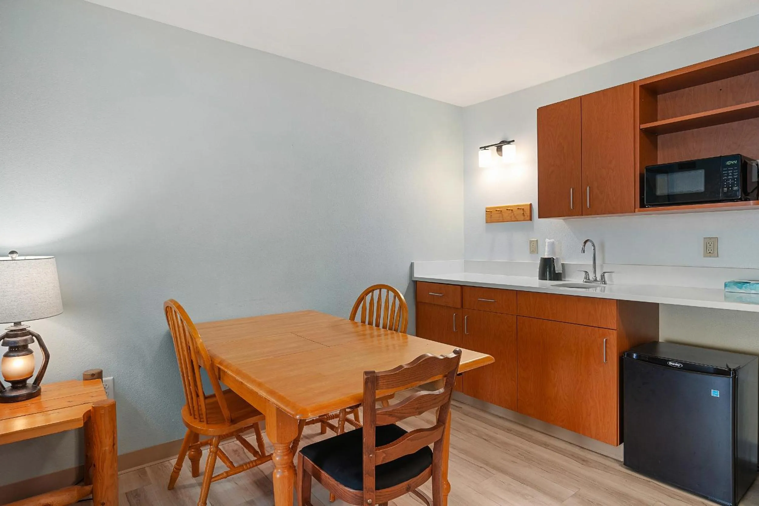 Kitchen or kitchenette in Three Bears Resort Waterpark Near Tomah Ascend Collection