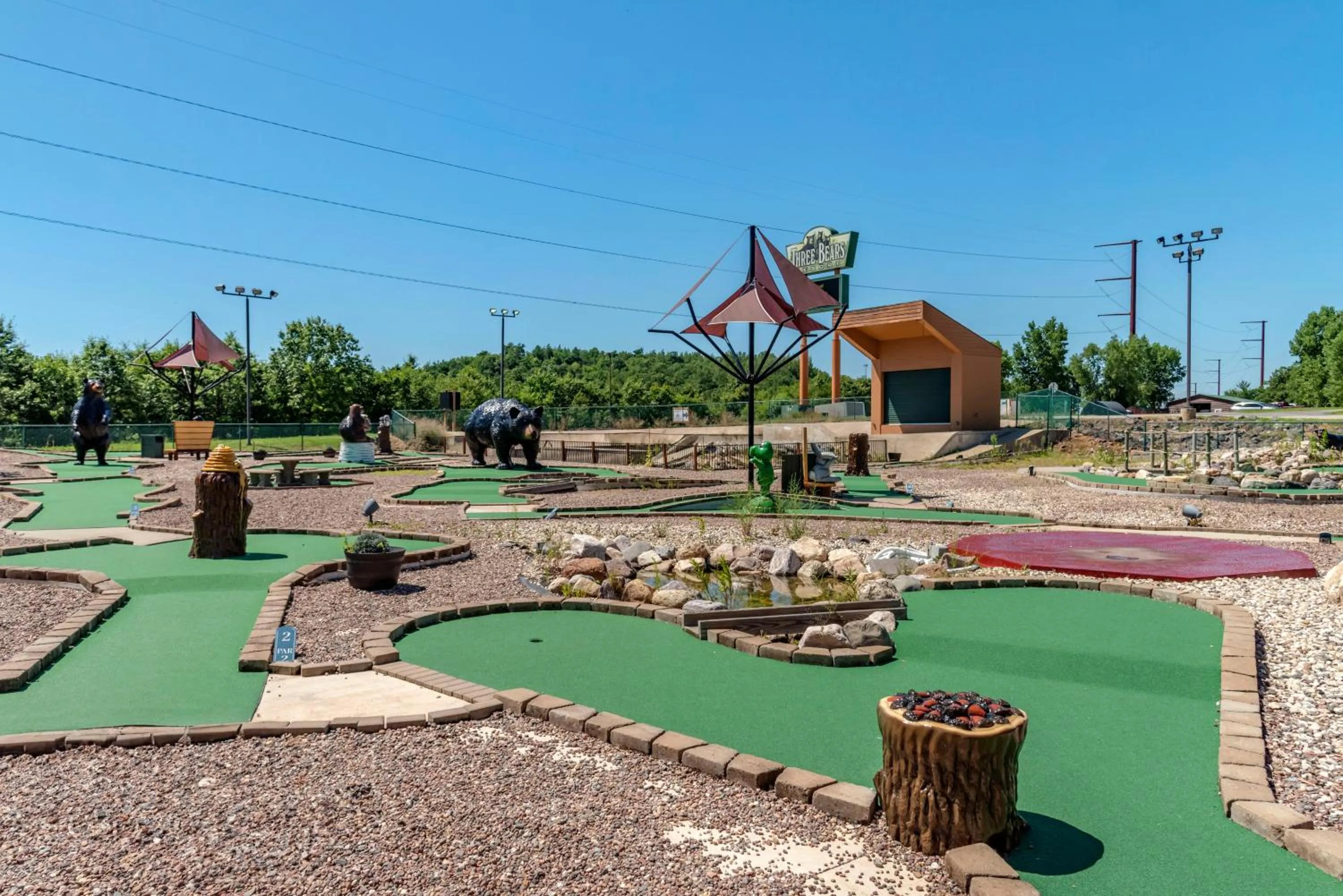 Aqua park in Three Bears Resort Waterpark Near Tomah Ascend Collection