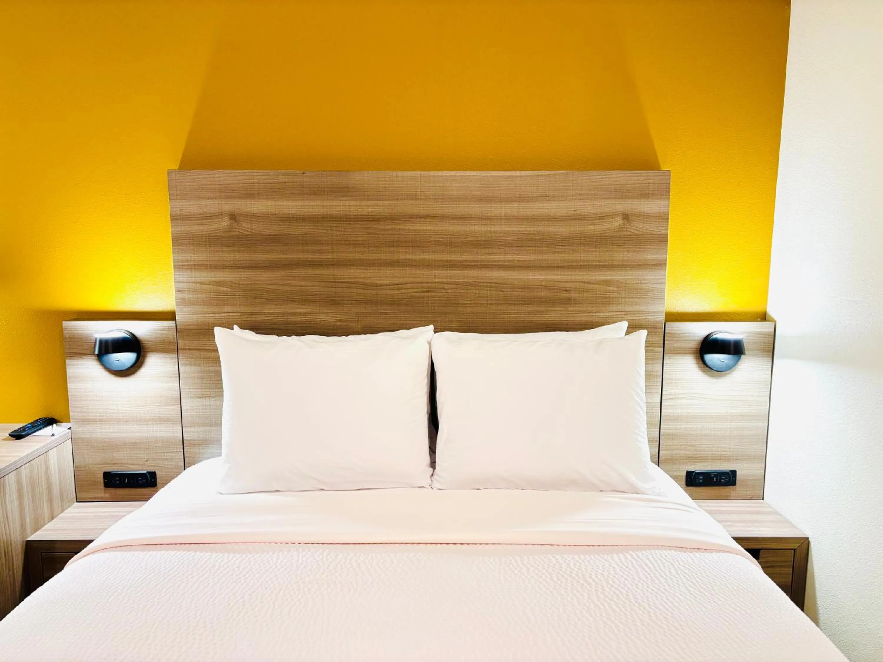 Bed in The Depot Hotel