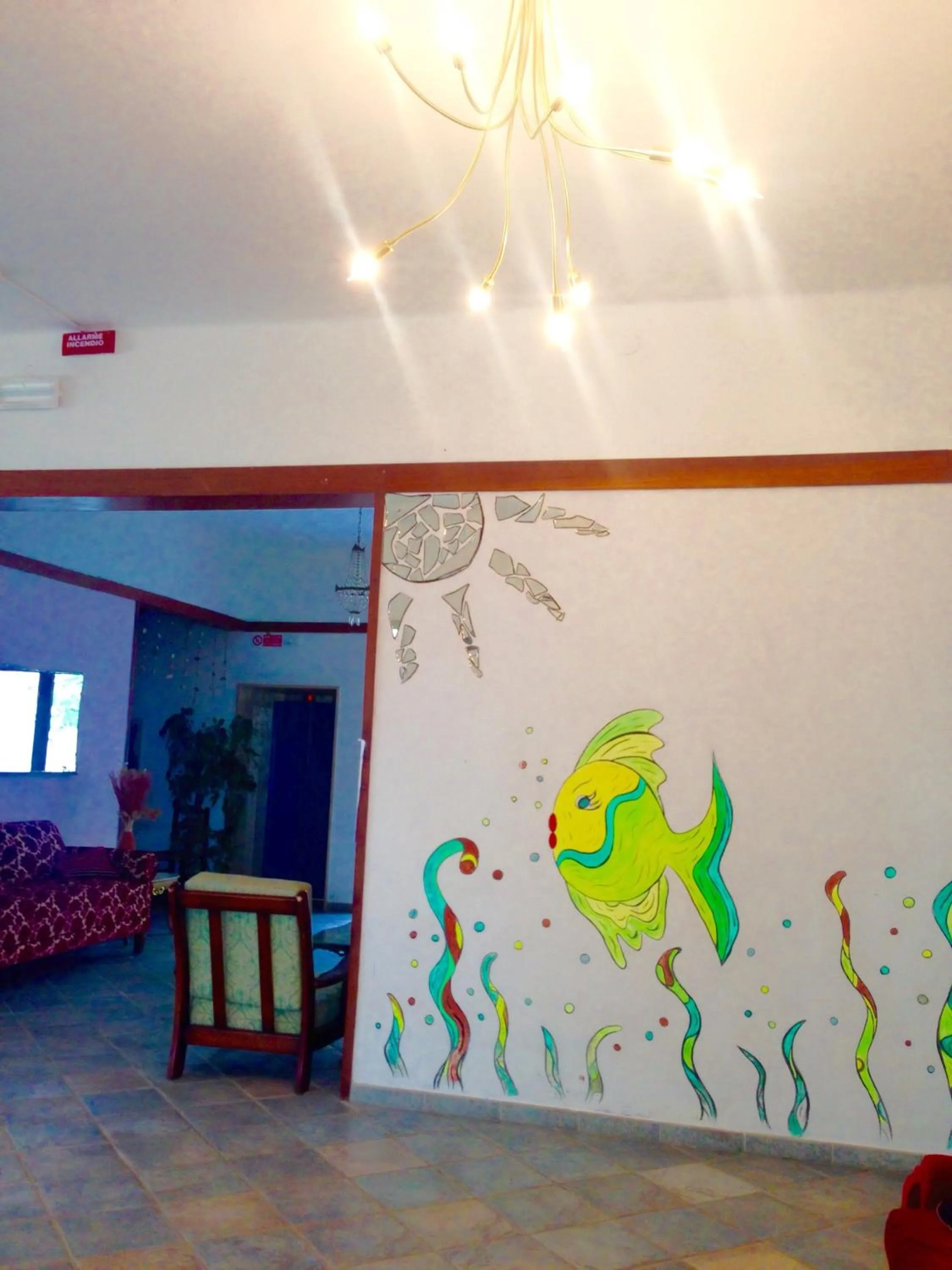 Lobby or reception in Hotel Flora