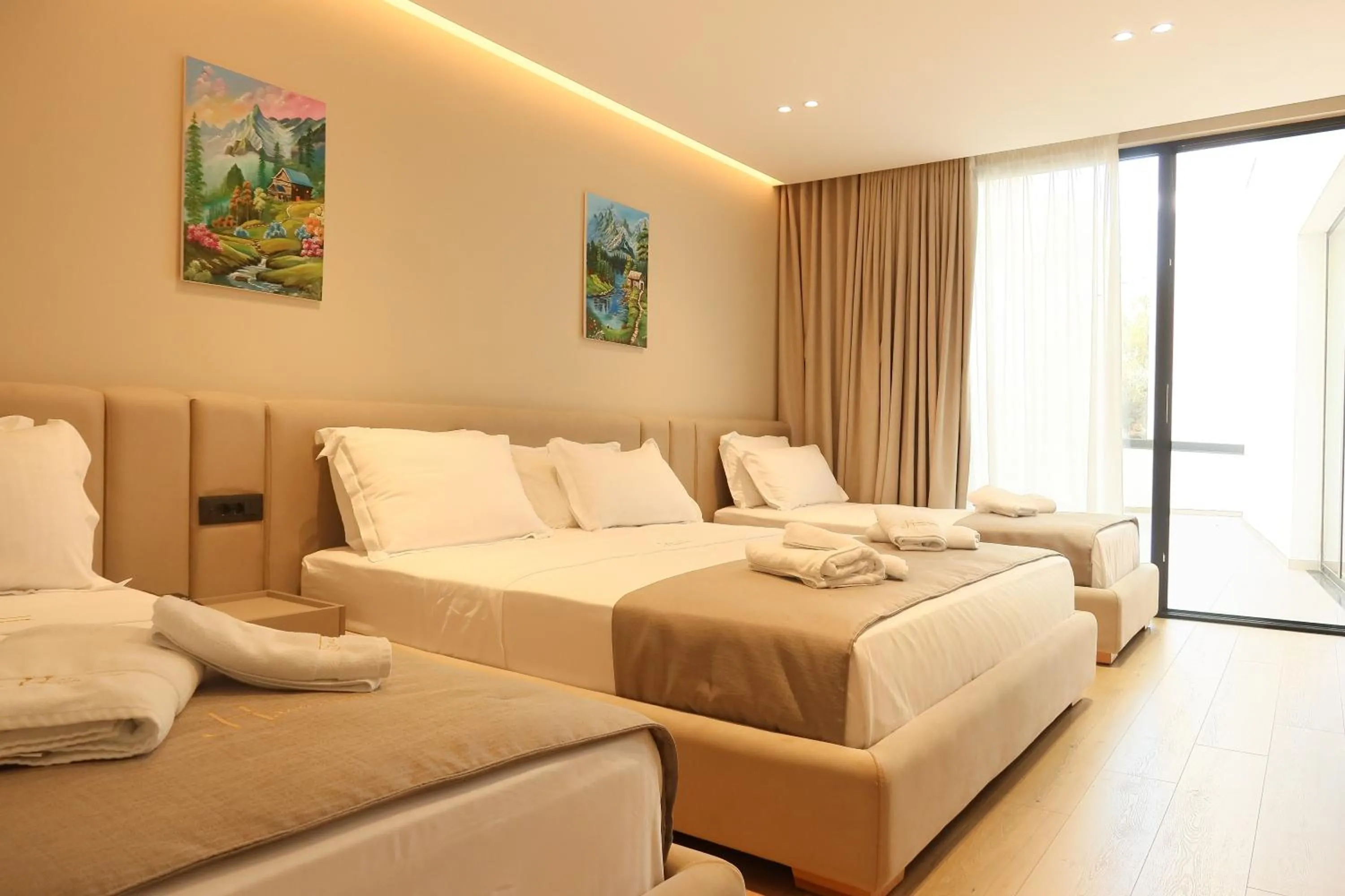 Patio, Bed in Jako Premium Hotel