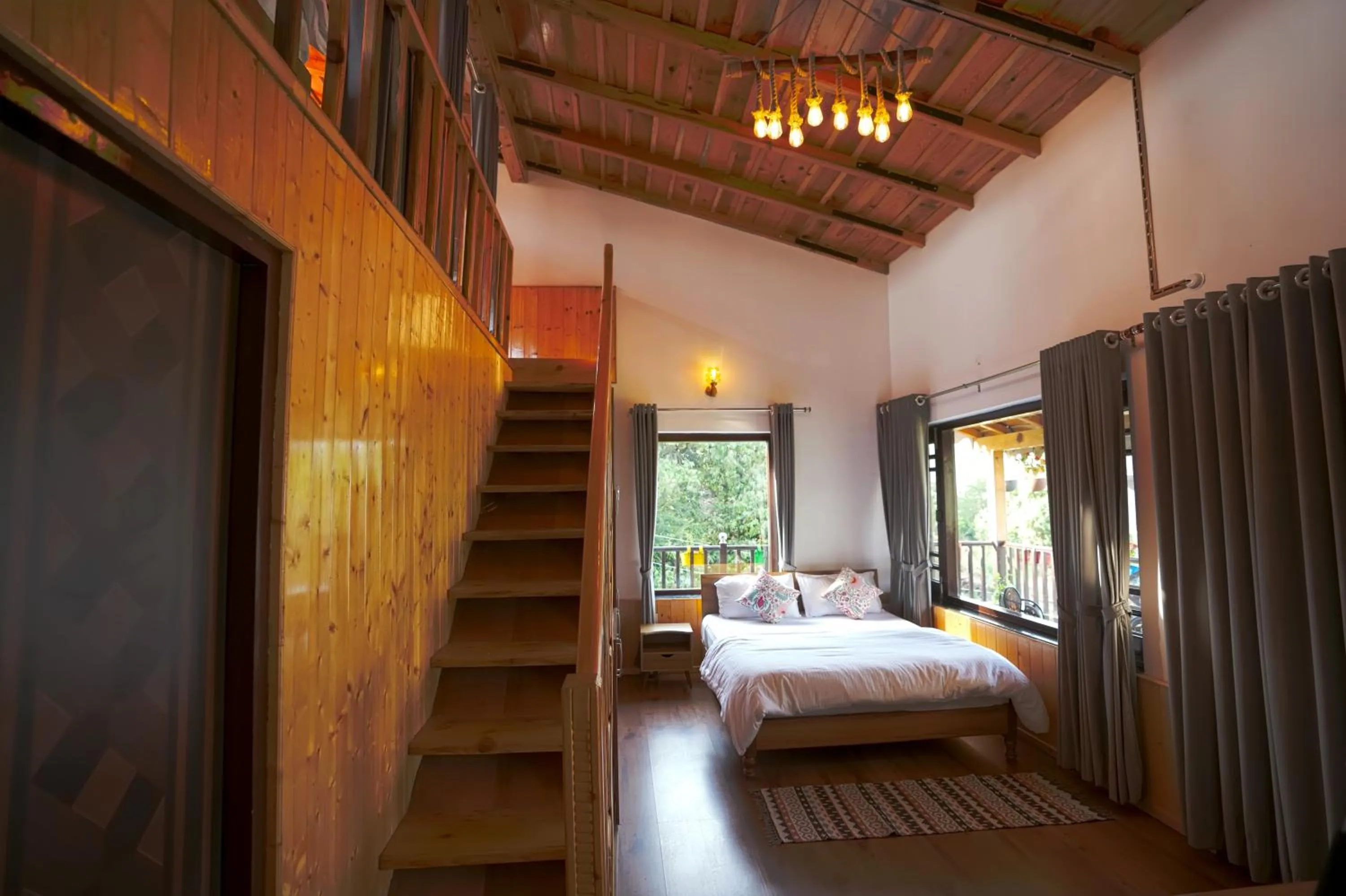 Bed in Happy Himalayan Homes