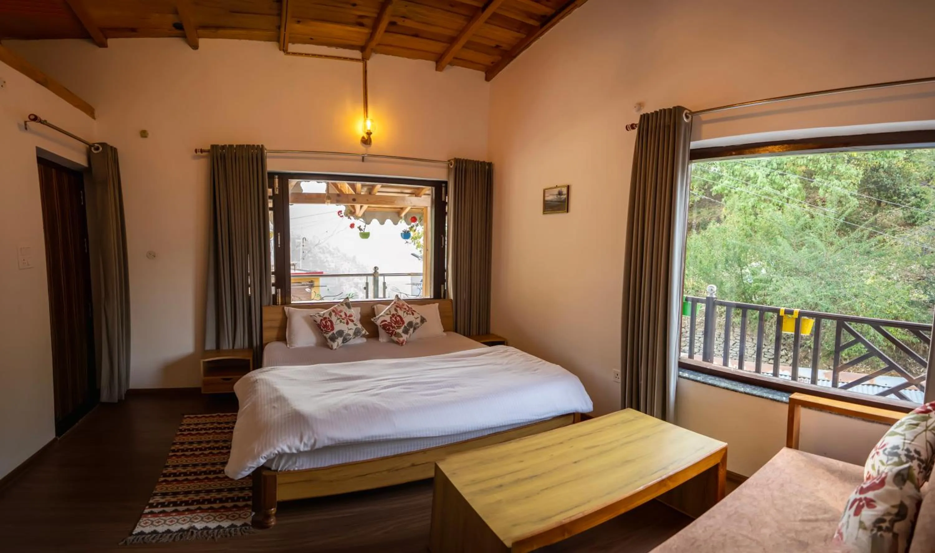 Bed in Happy Himalayan Homes