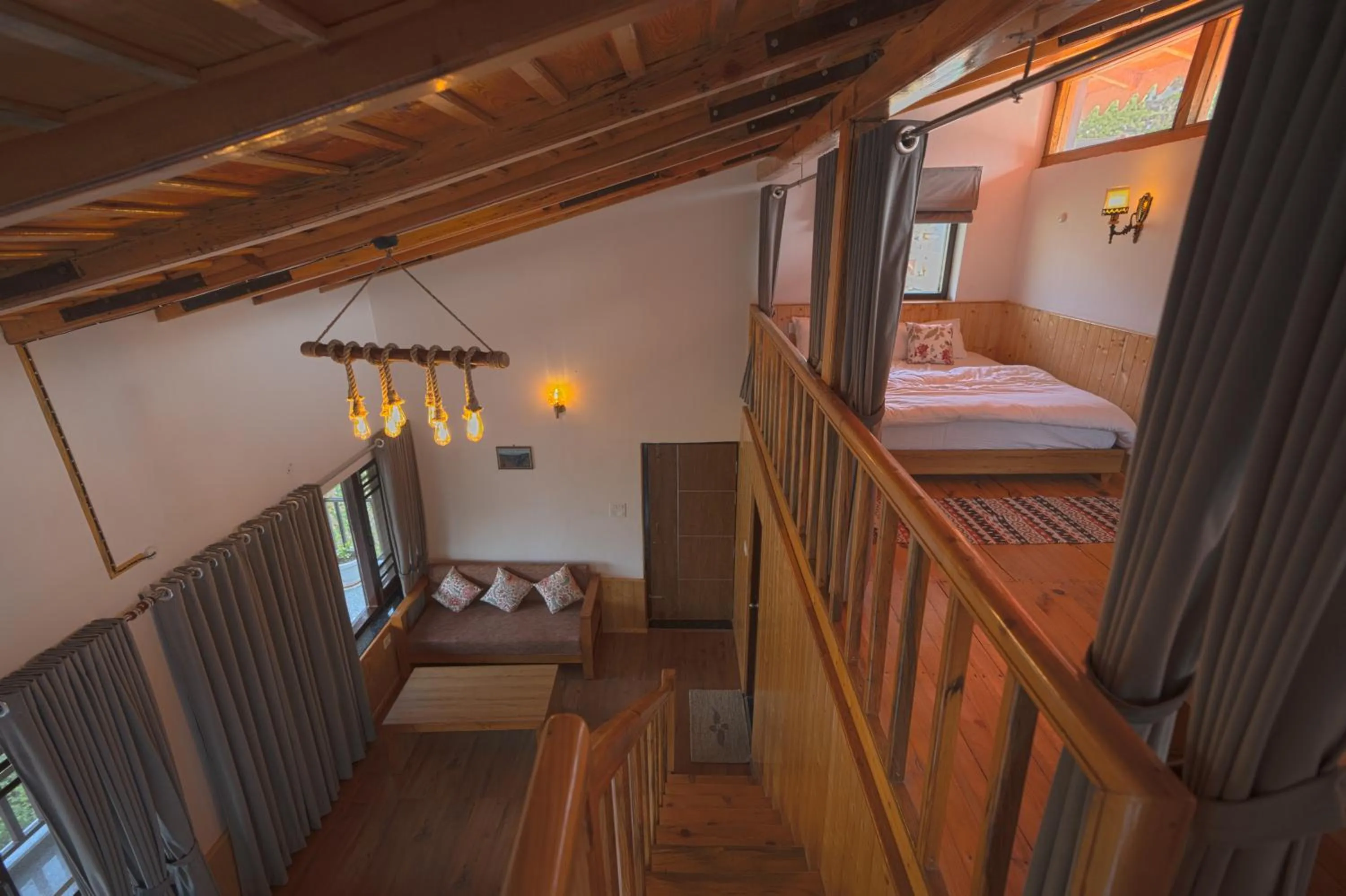 Bed in Happy Himalayan Homes