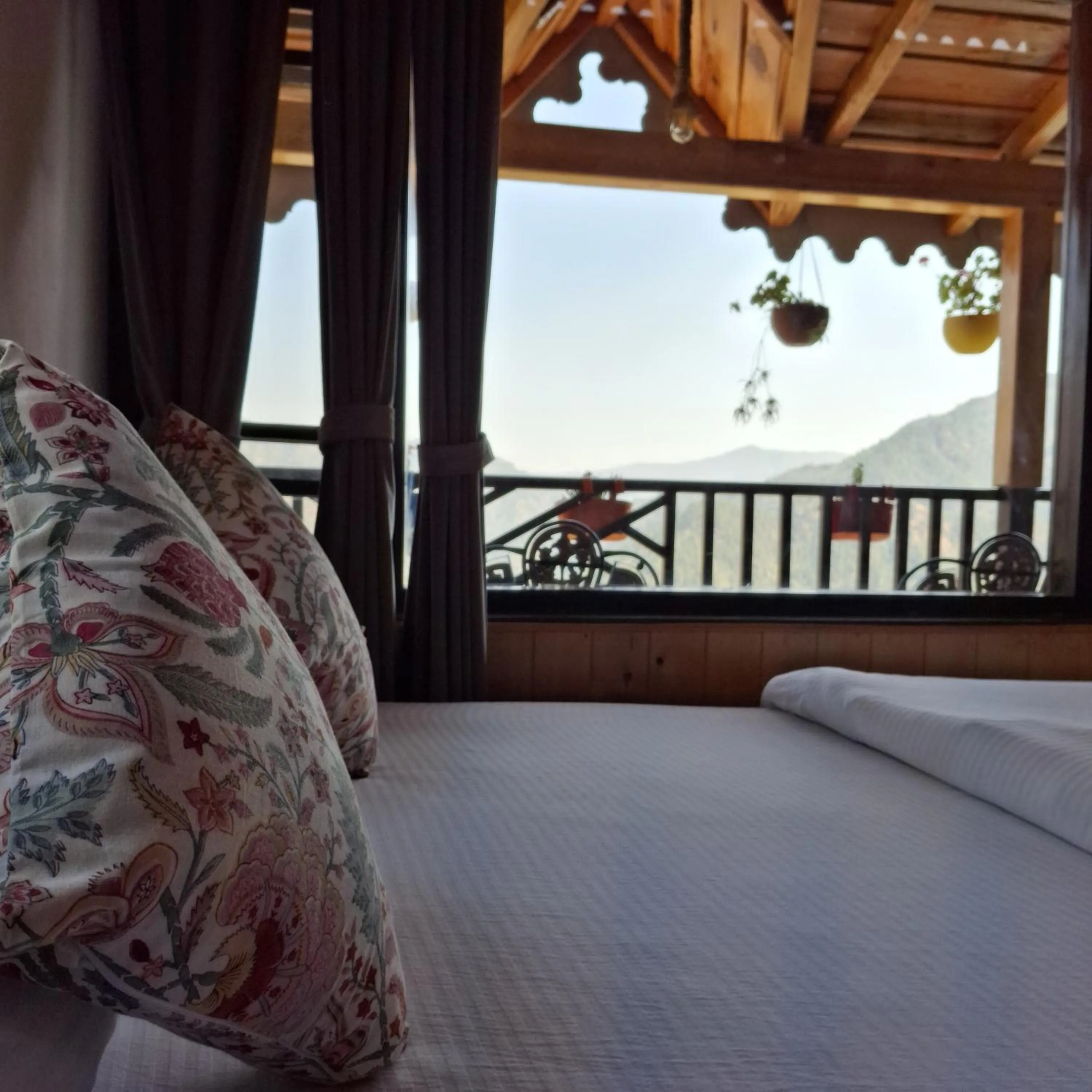 Bed in Happy Himalayan Homes