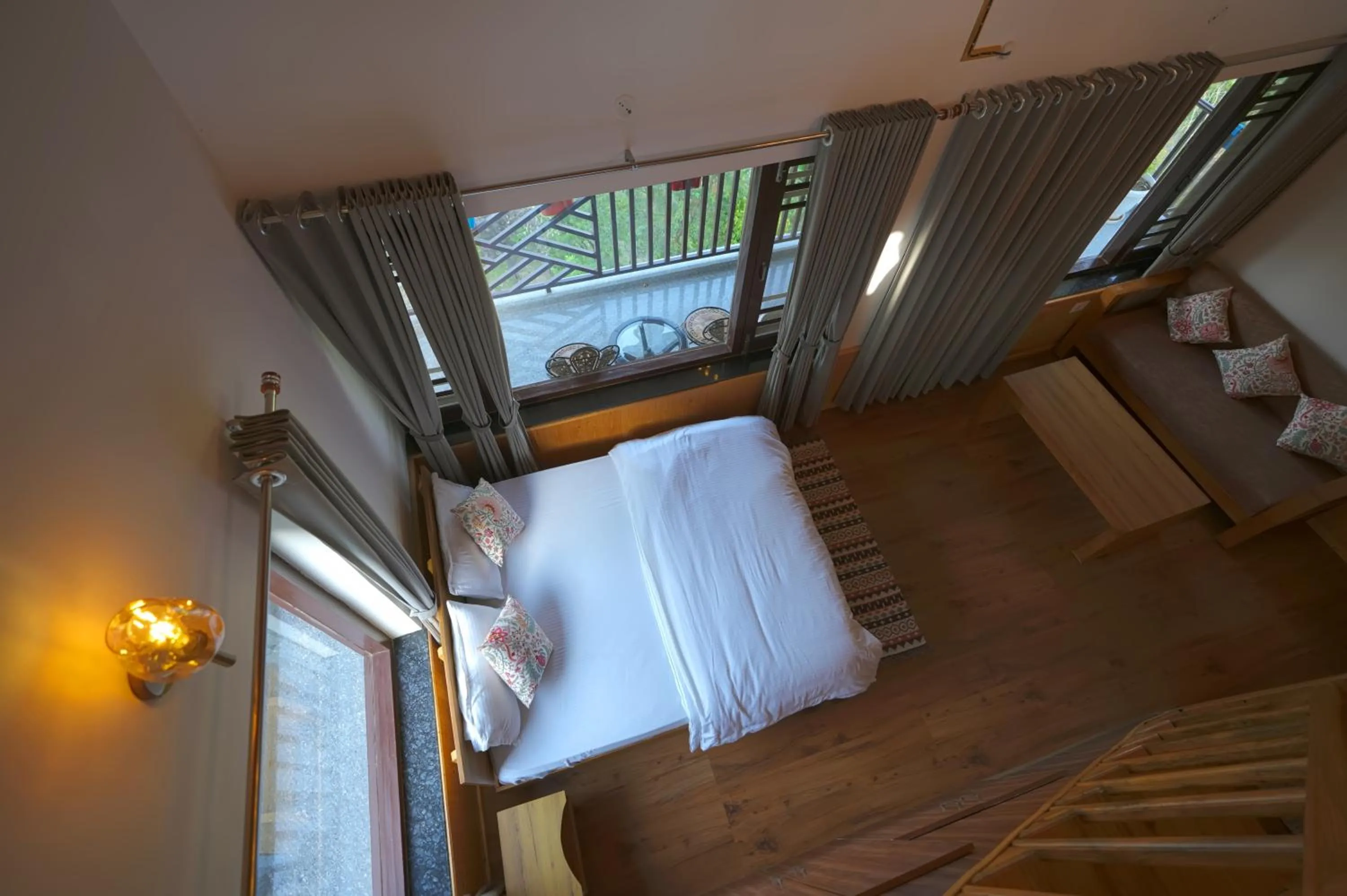 Bed in Happy Himalayan Homes