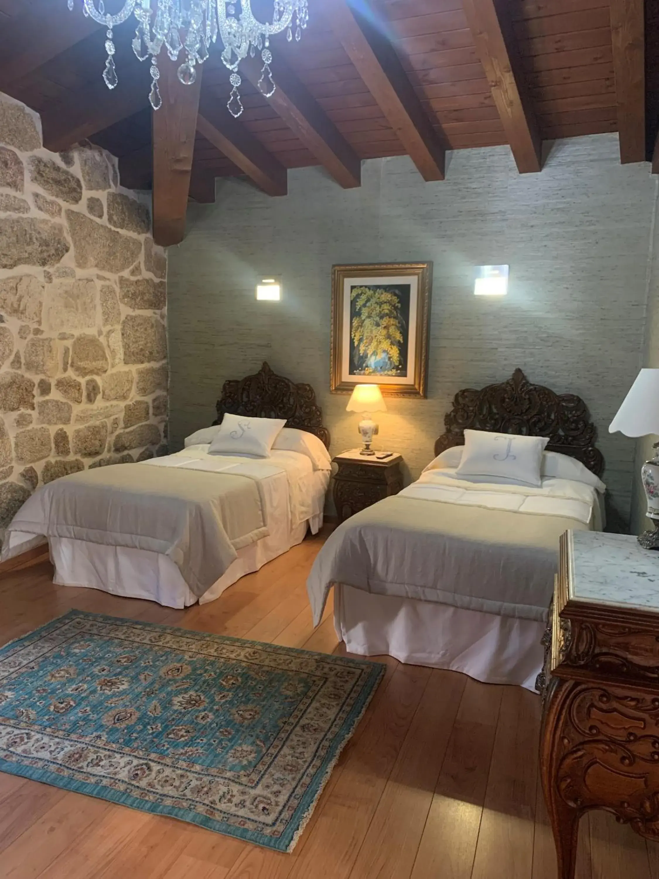 Twin Room with Private Bathroom in Hotel Rústico San Jaime Twin Room with Private Bathroom in Hotel Rústico San Jaime