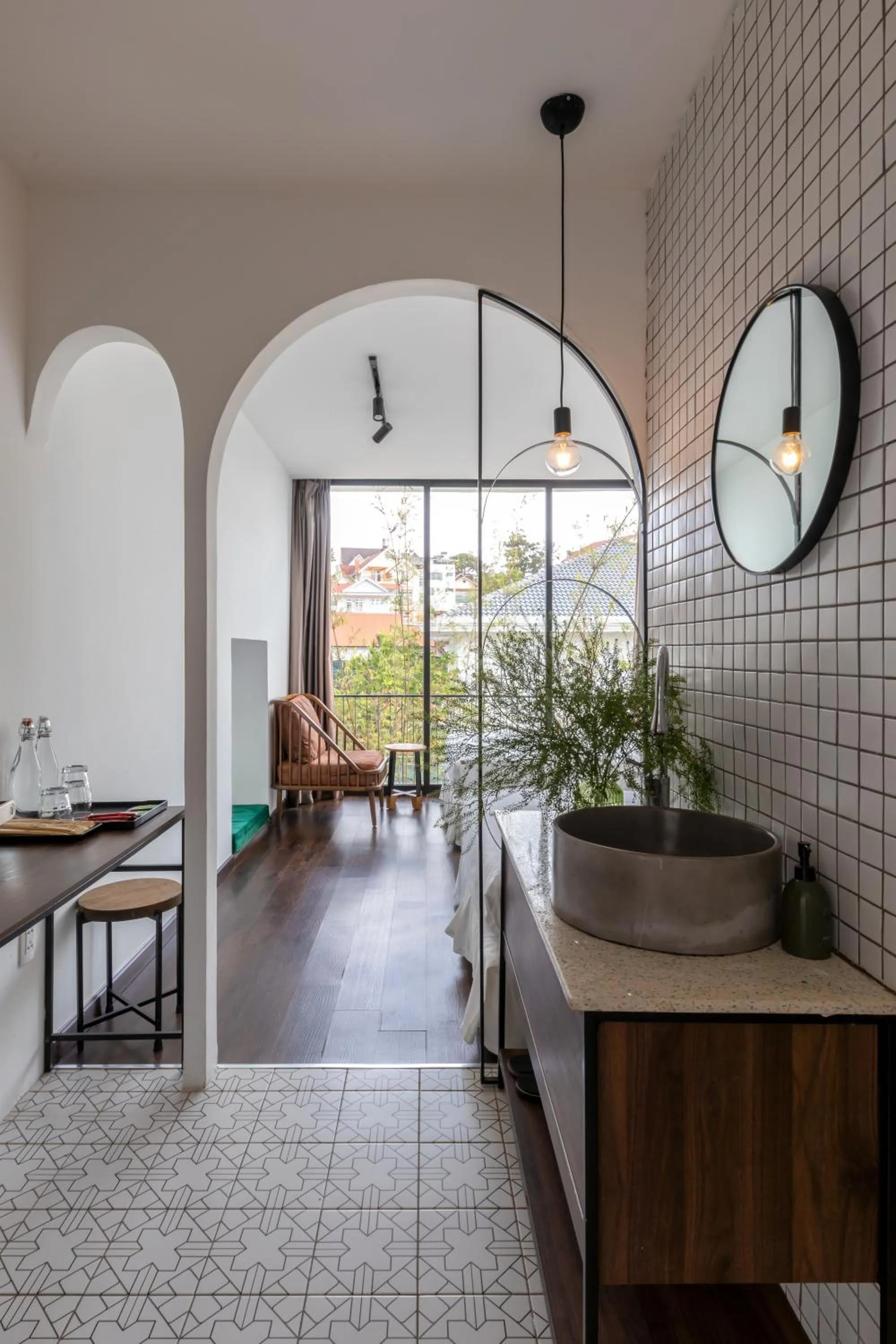 Kitchen or kitchenette in D'Mai Xanh Boutique Hotel Da Lat