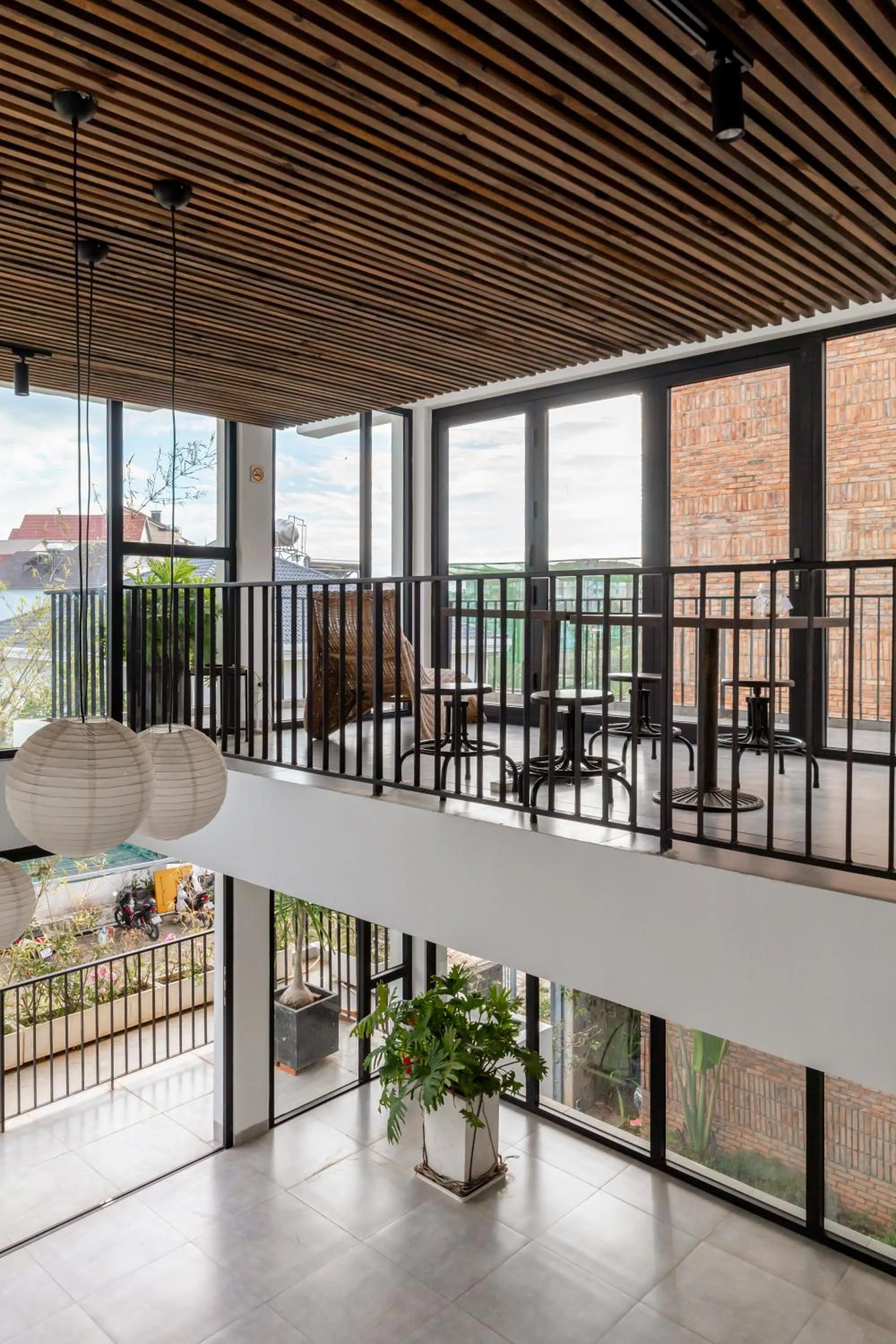 Balcony/Terrace in D'Mai Xanh Boutique Hotel Da Lat