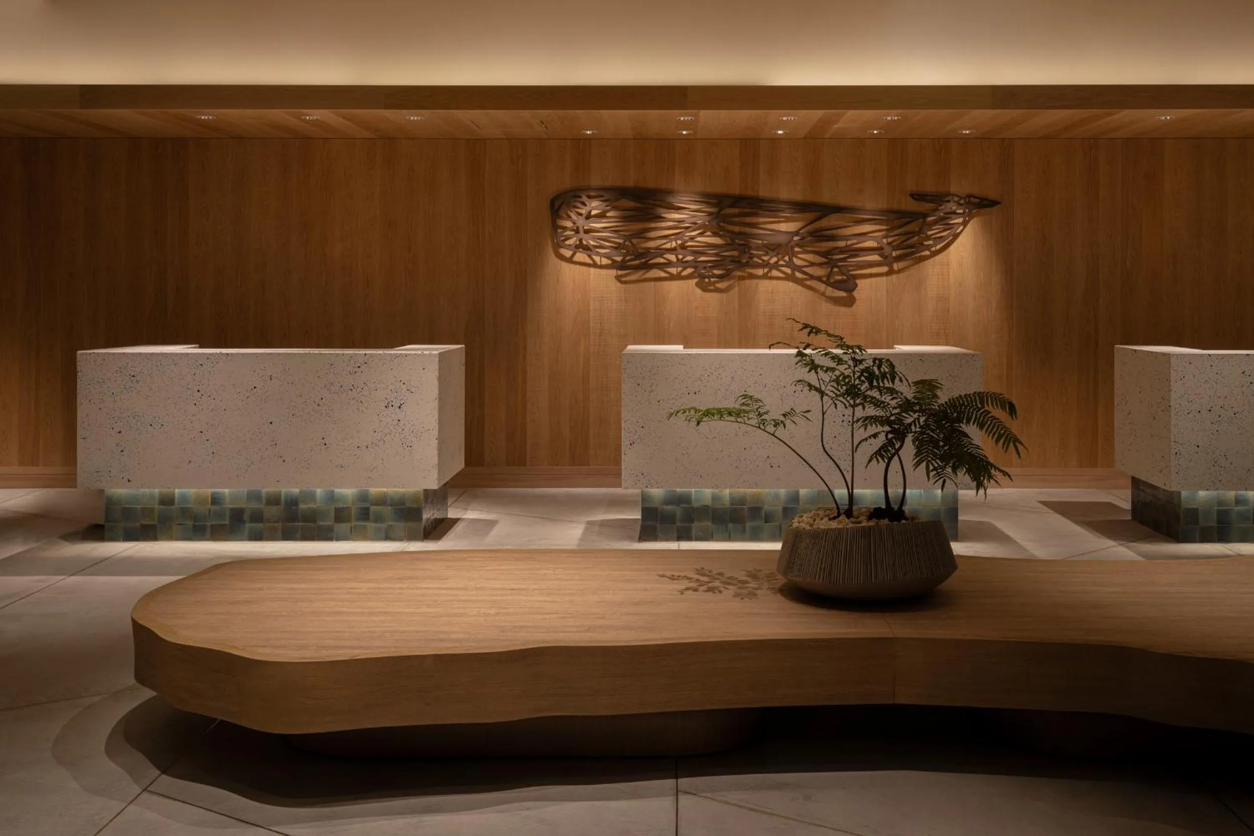 Lobby or reception in THE NEST Naha