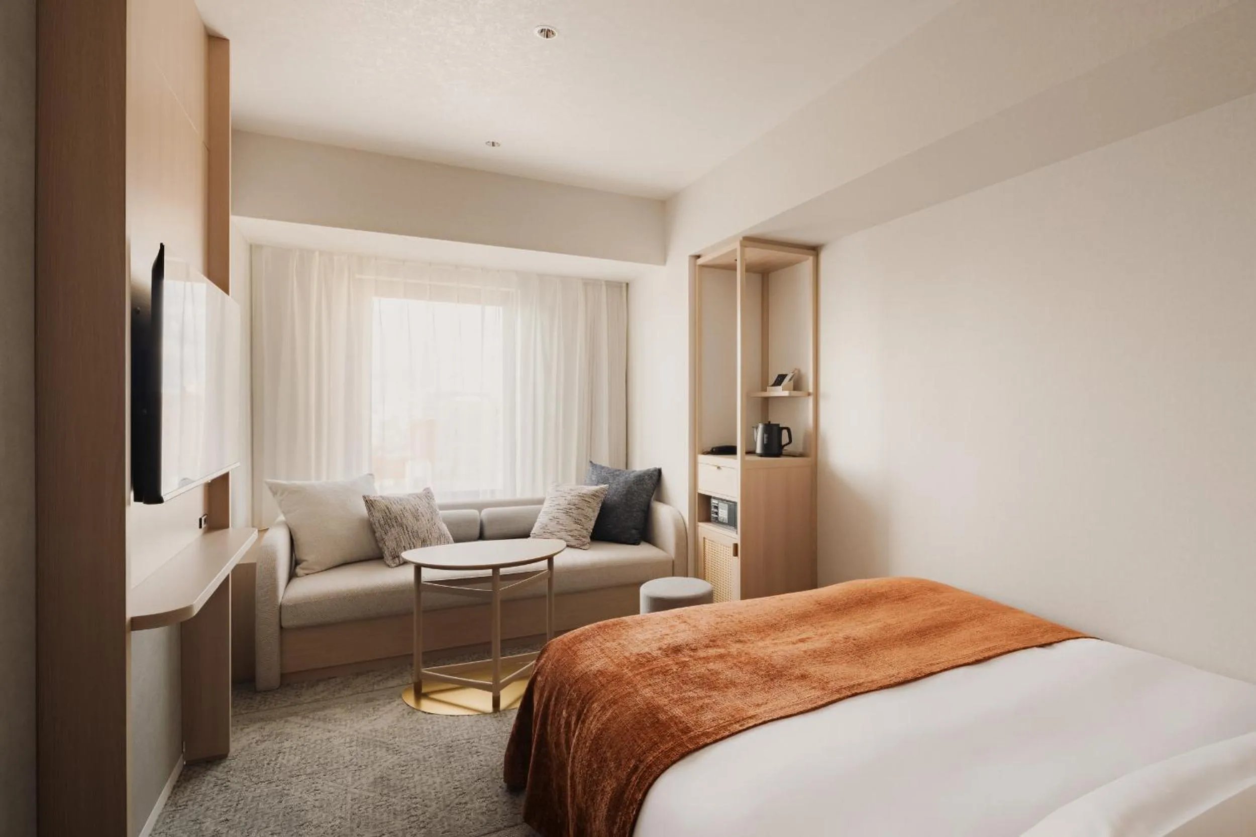 Photo of the whole room, Bed in THE NEST Naha