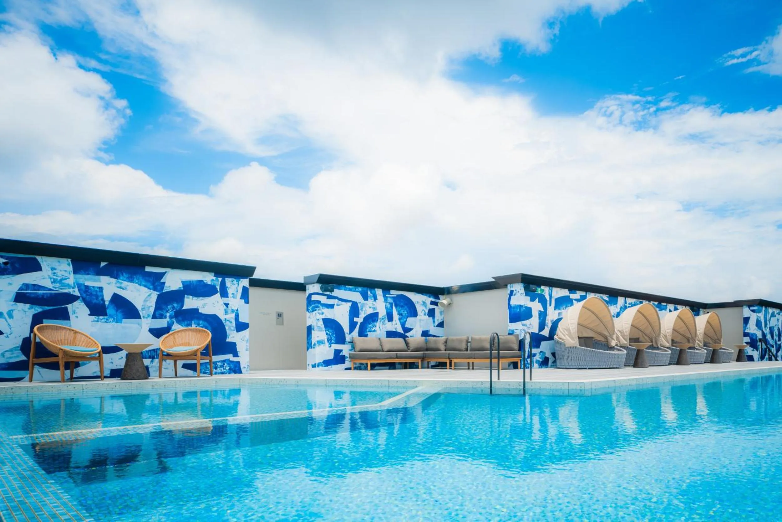 Pool view in THE NEST Naha