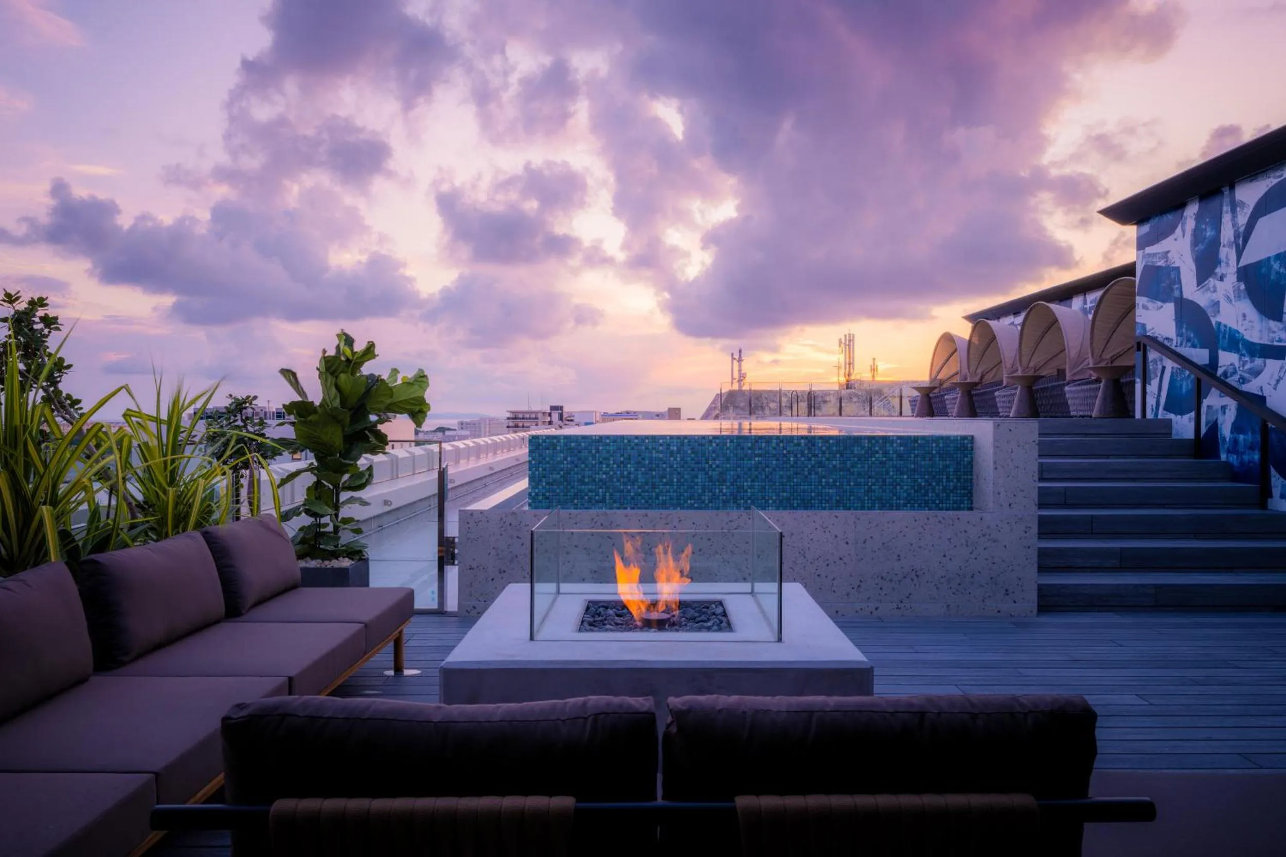 Pool view in THE NEST Naha