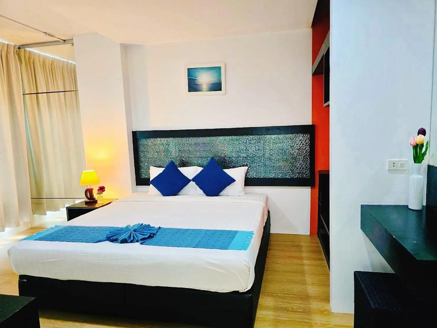 Bedroom, Bed in The Regizt Jomtien Pattaya