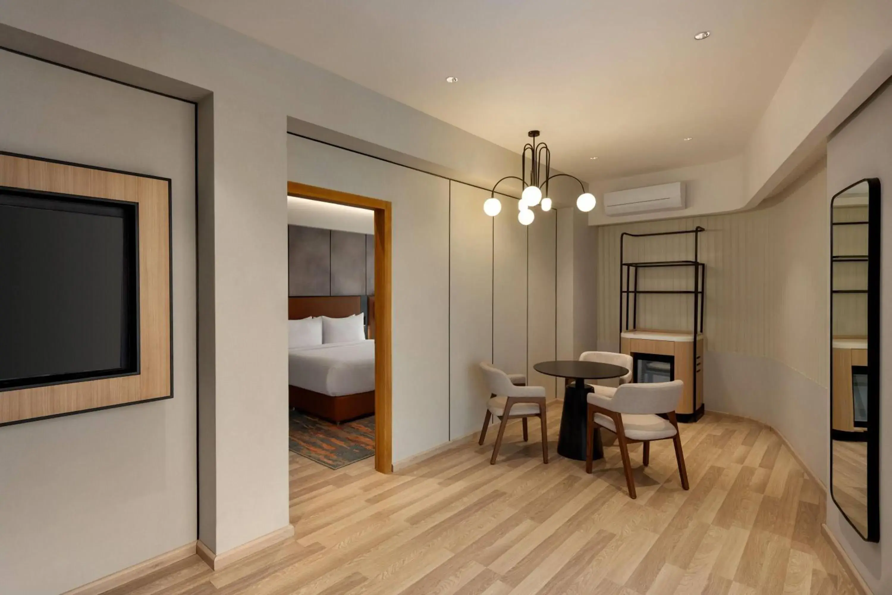 Photo of the whole room, Bed in Ramada Encore by Wyndham Gurugram Dwarka Expressway Photo of the whole room, Bed in Ramada Encore by Wyndham Gurugram Dwarka Expressway