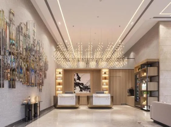 Lobby or reception in Ramada Encore by Wyndham Gurugram Dwarka Expressway