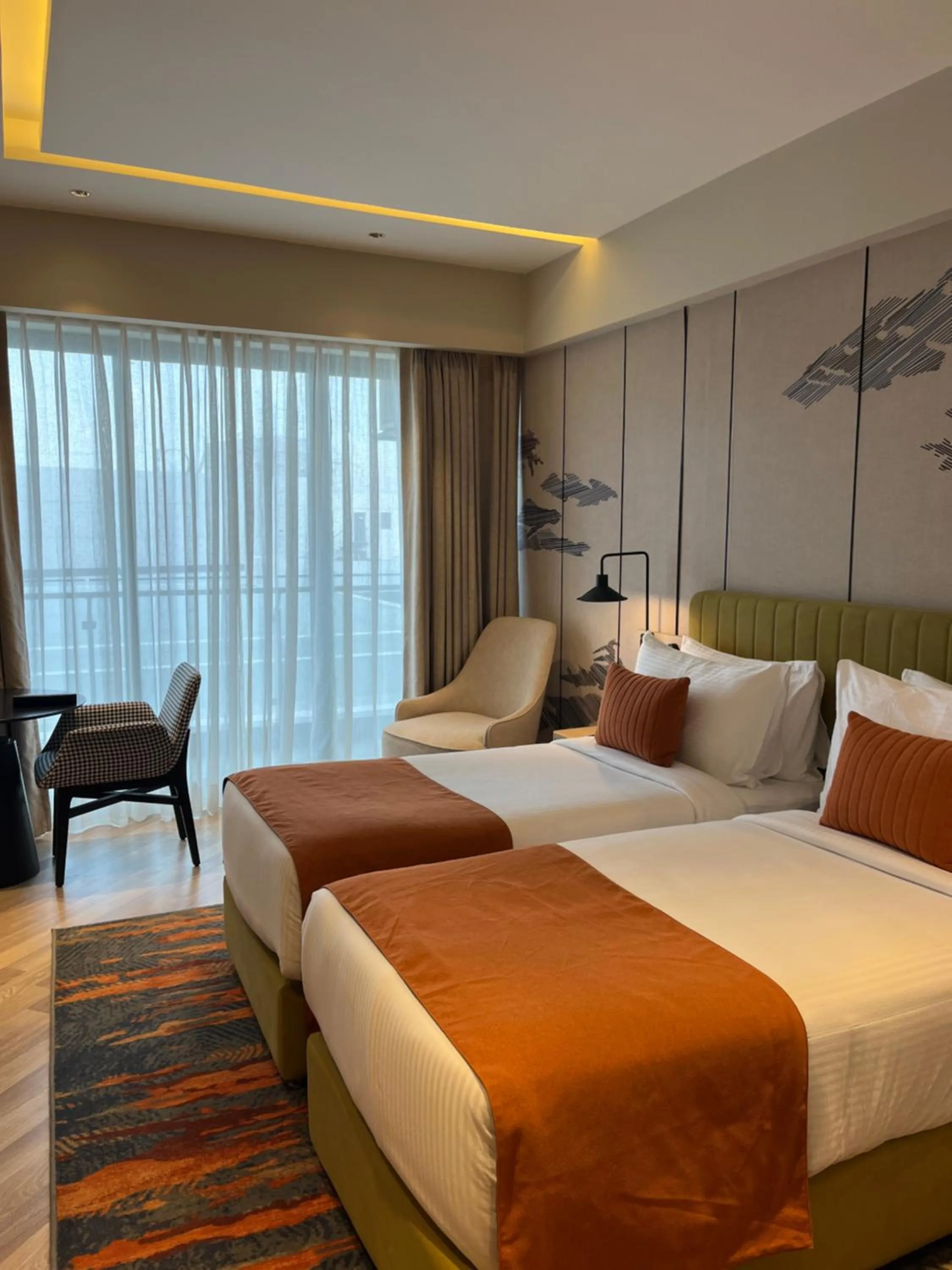 Bed in Ramada Encore by Wyndham Gurugram Dwarka Expressway