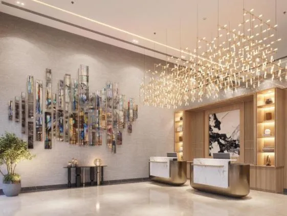 Lobby or reception in Ramada Encore by Wyndham Gurugram Dwarka Expressway