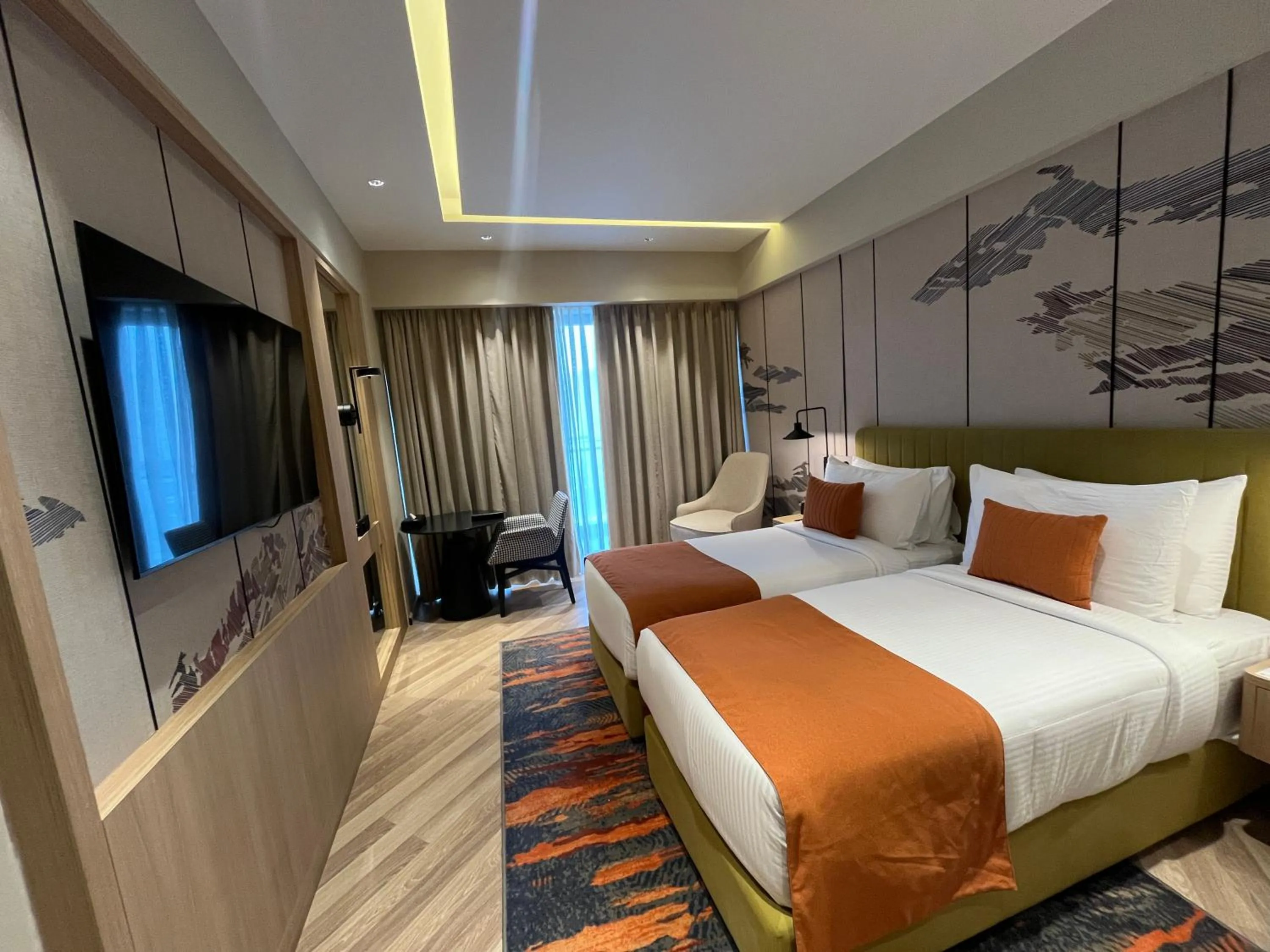 Bed in Ramada Encore by Wyndham Gurugram Dwarka Expressway