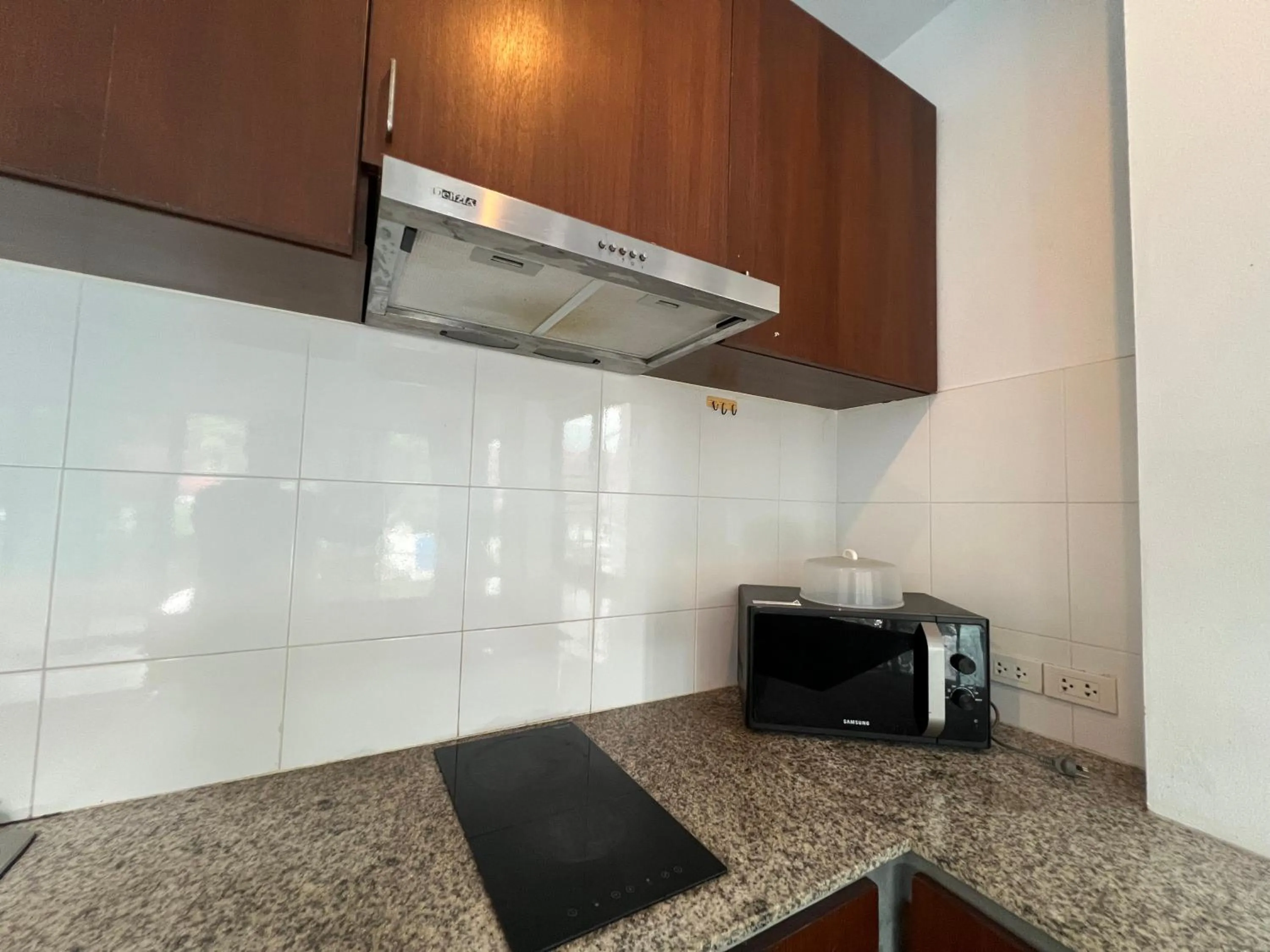 Kitchen or kitchenette in Nern khao Guesthouse
