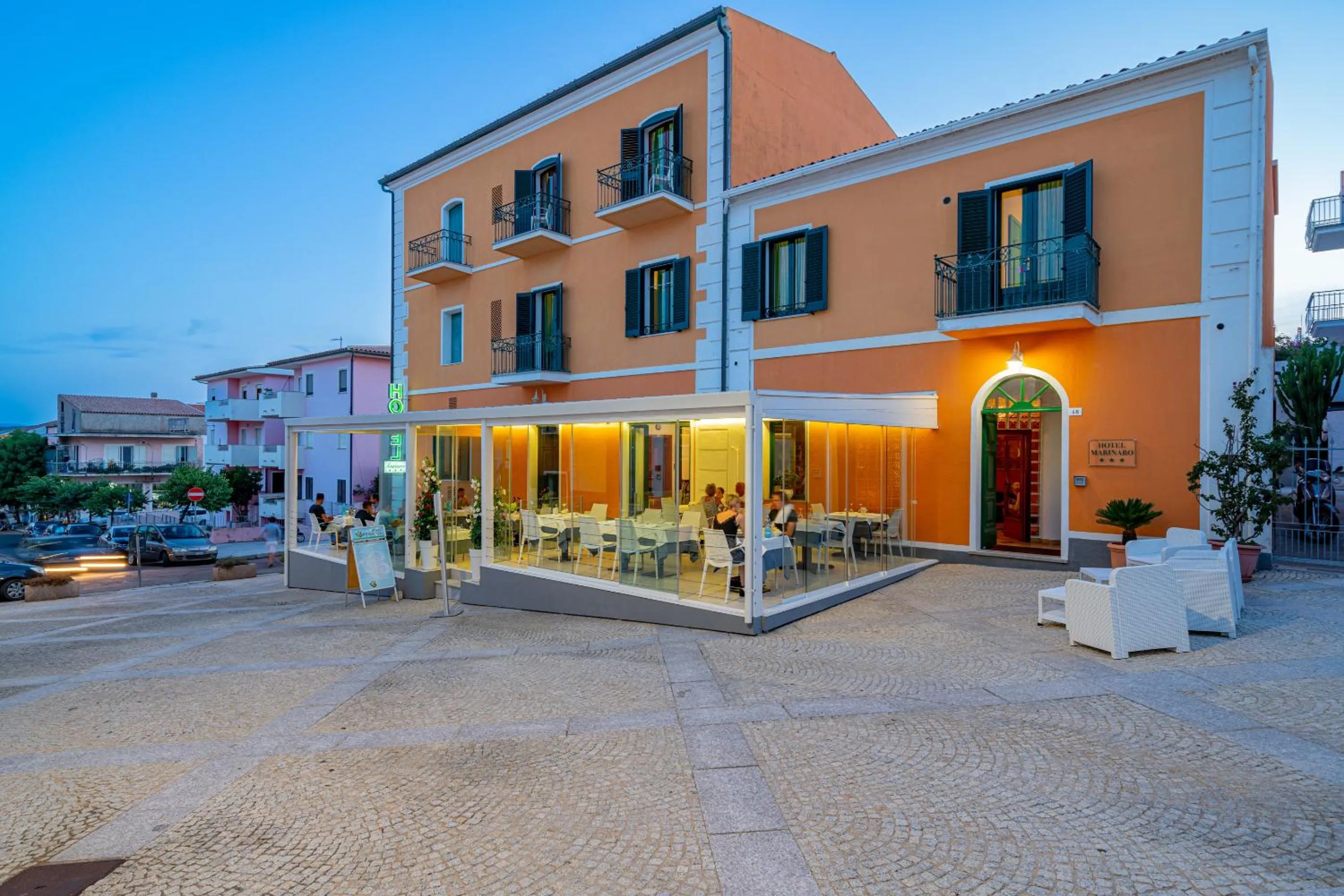 Patio in Hotel Marinaro