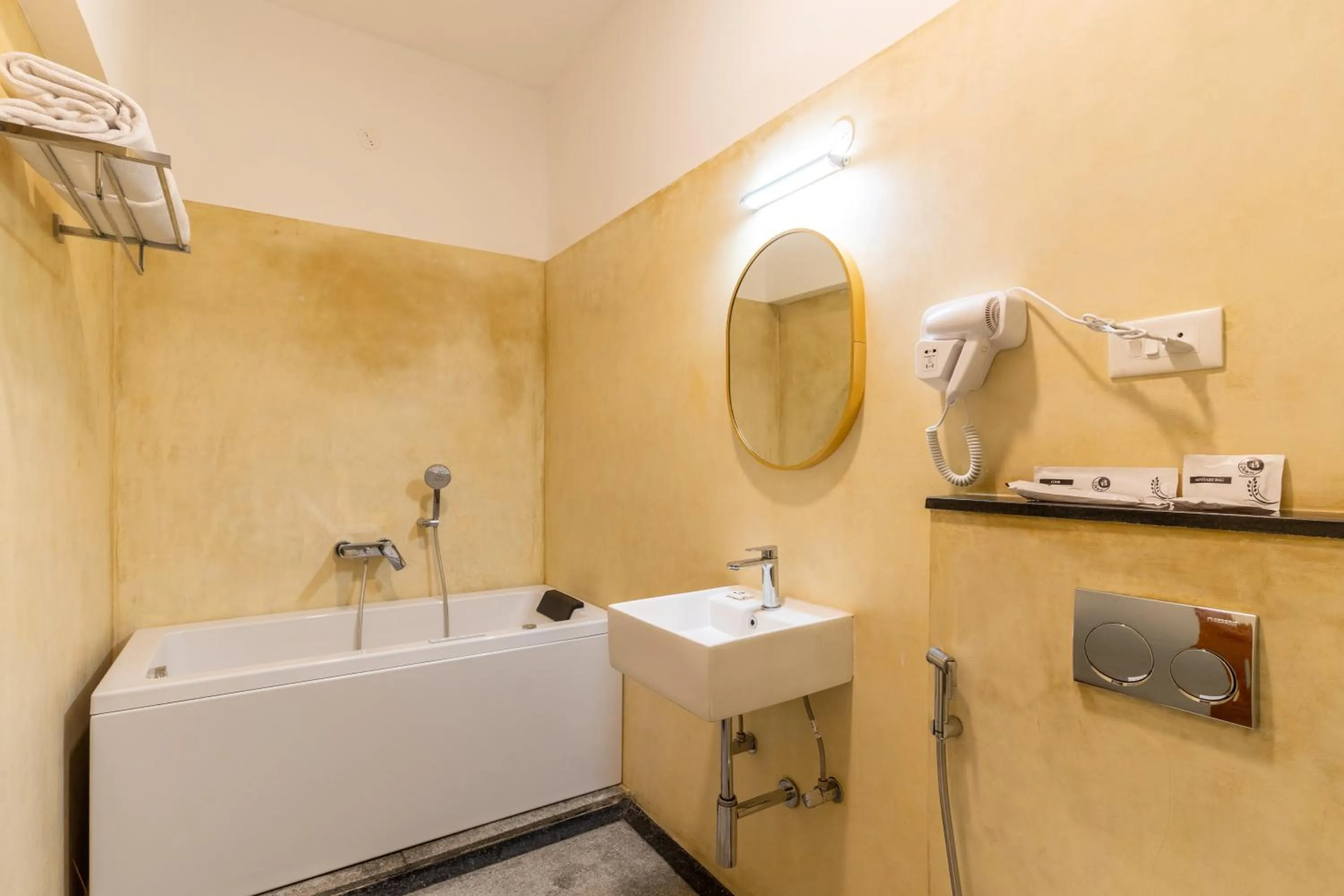 Bathroom in La Moon Puducherry