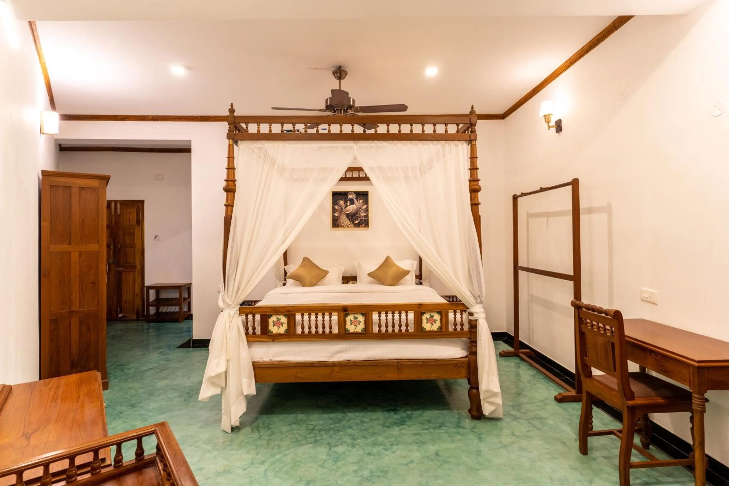 Bed in La Moon Puducherry