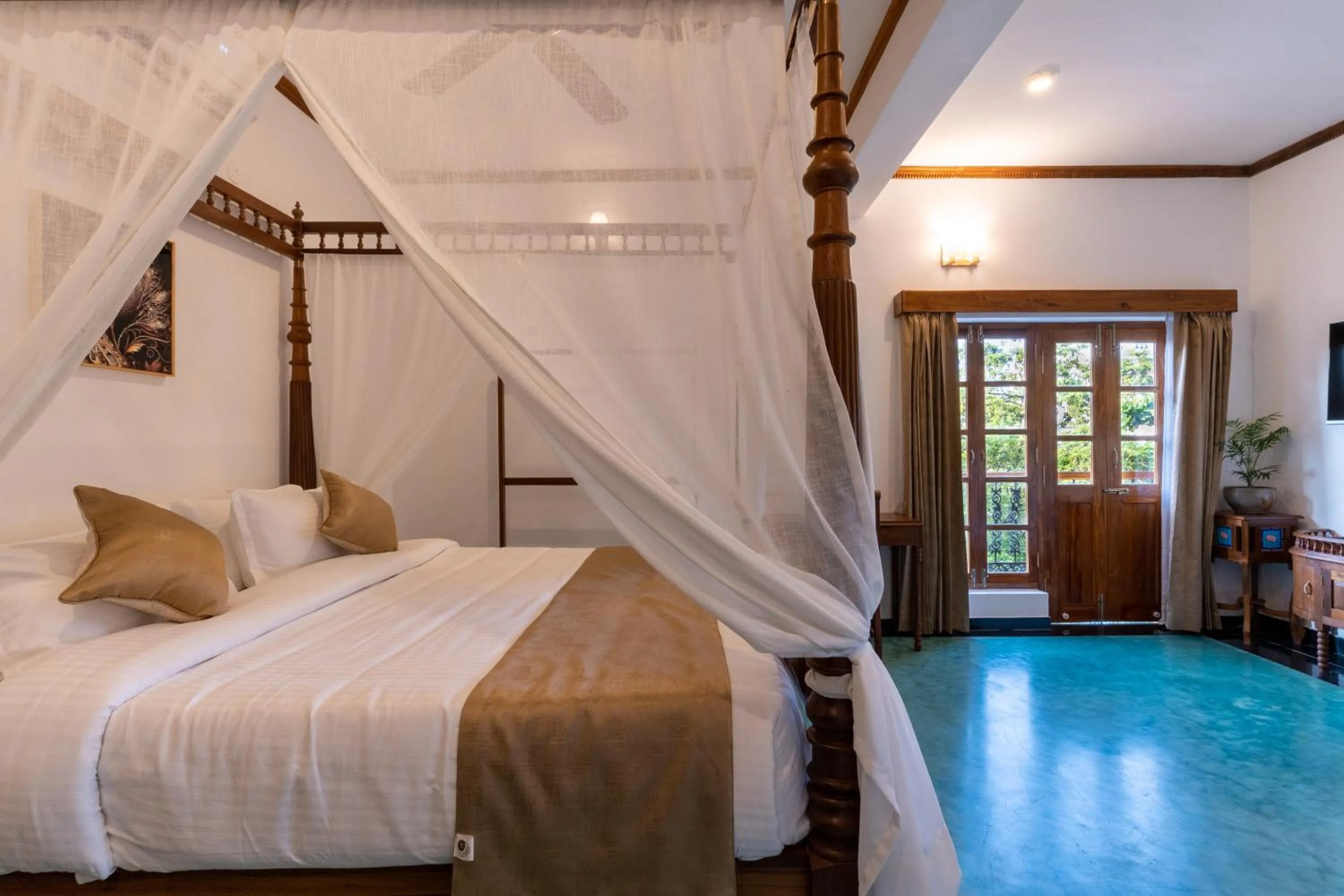 Bedroom, Bed in La Moon Puducherry
