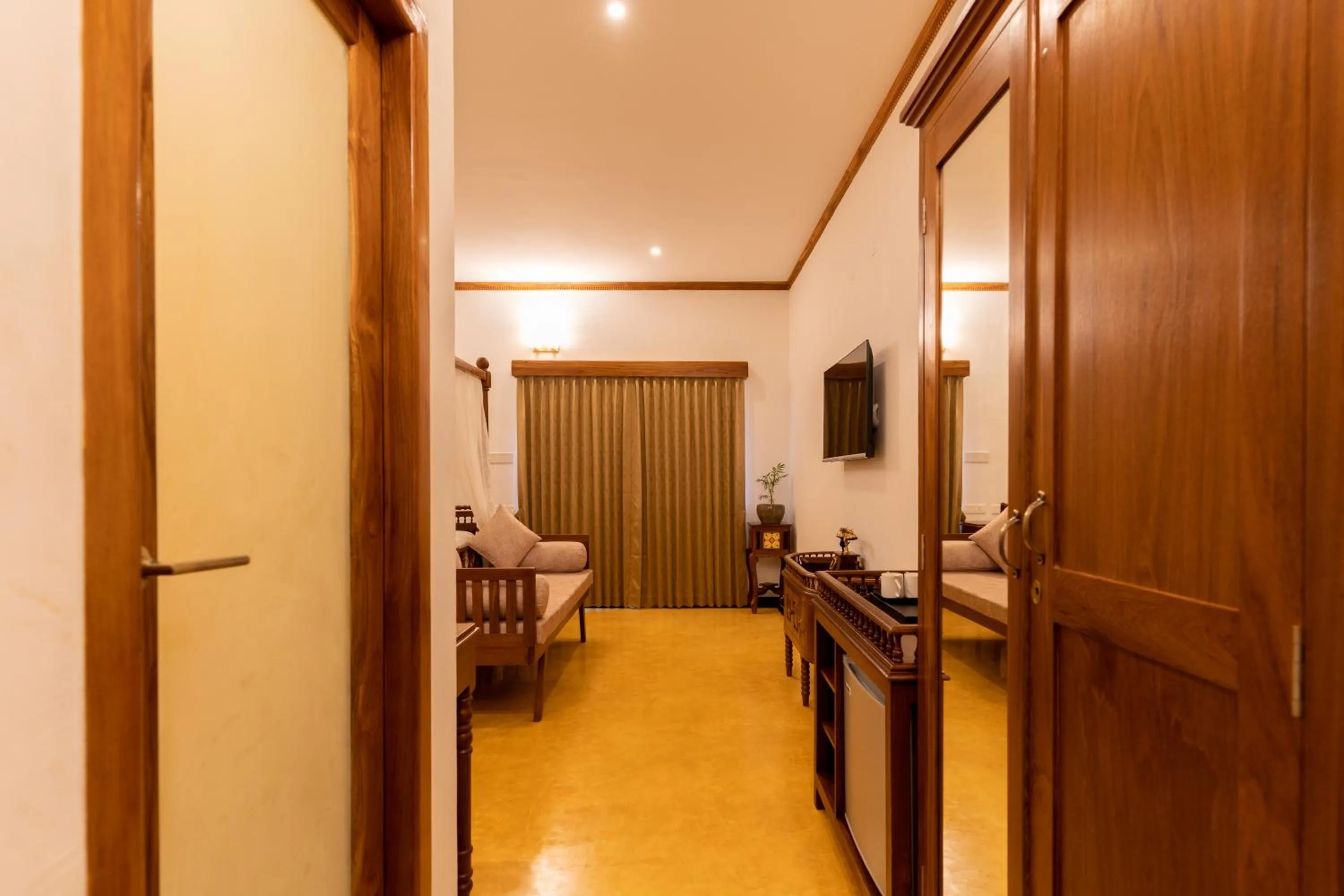 Bedroom in La Moon Puducherry